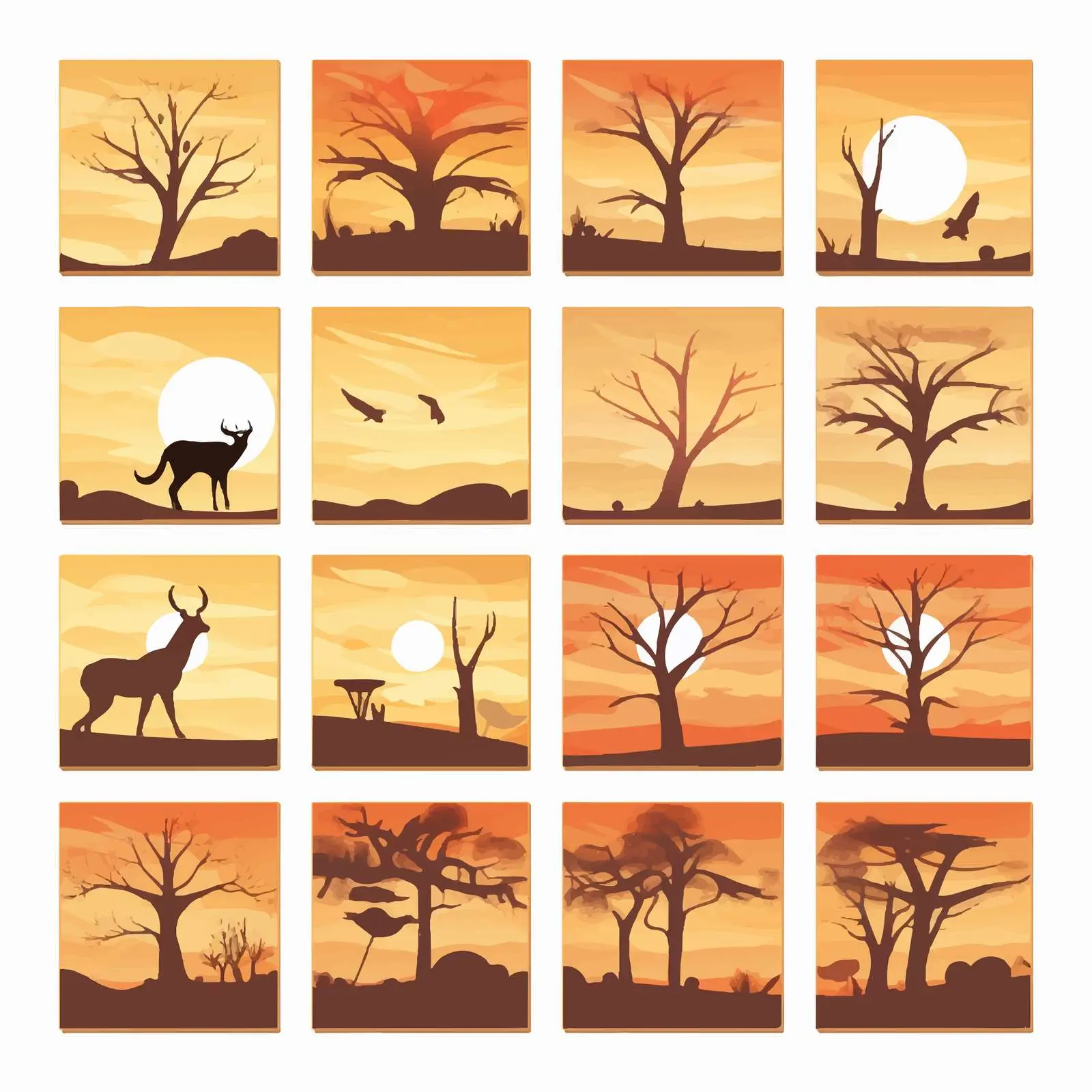 Shadow Matching Game Template Illustration Vector – free colorful visuals image from Dotvec