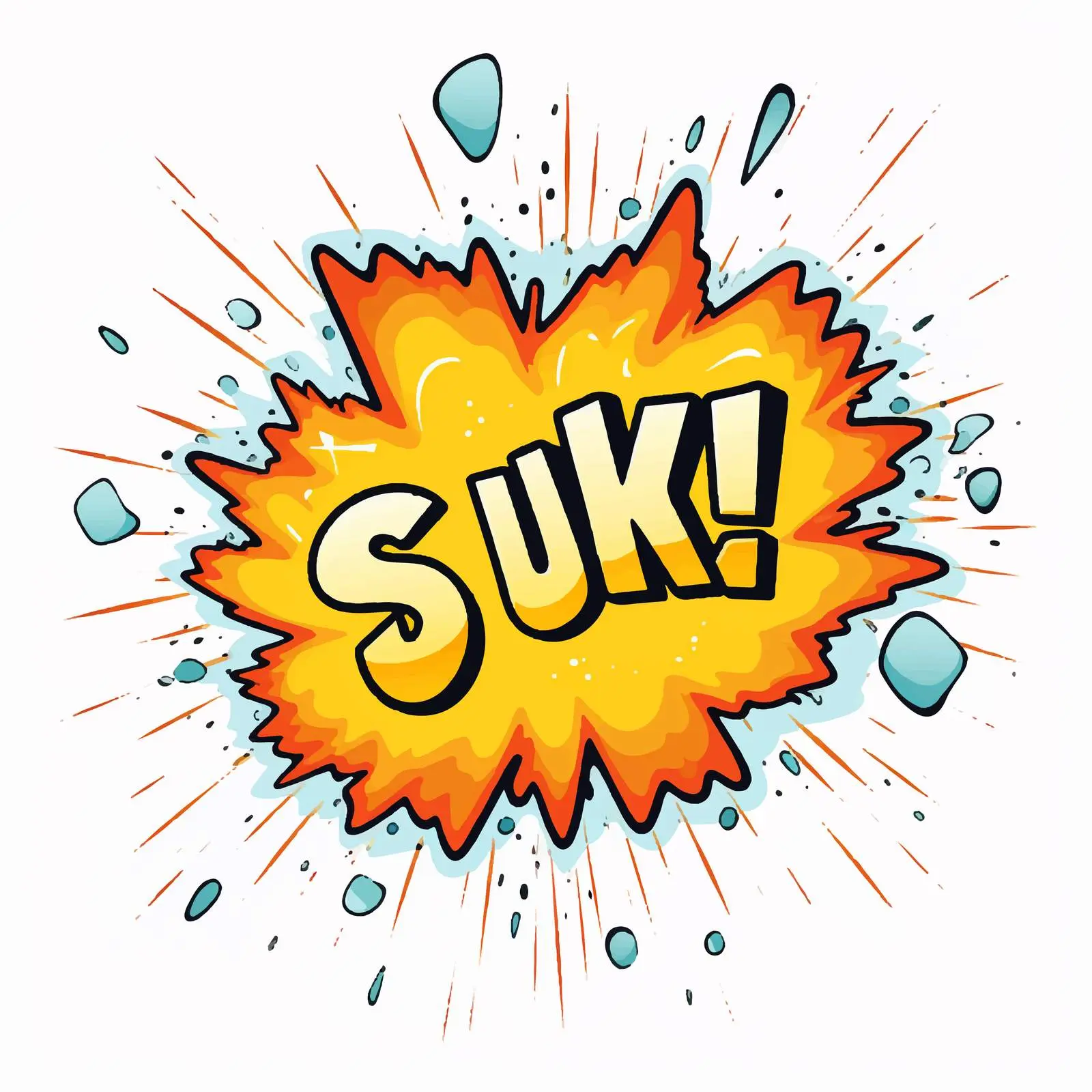 Shake It Off Comic Speech Bubble Illustration — free download from Dotvec