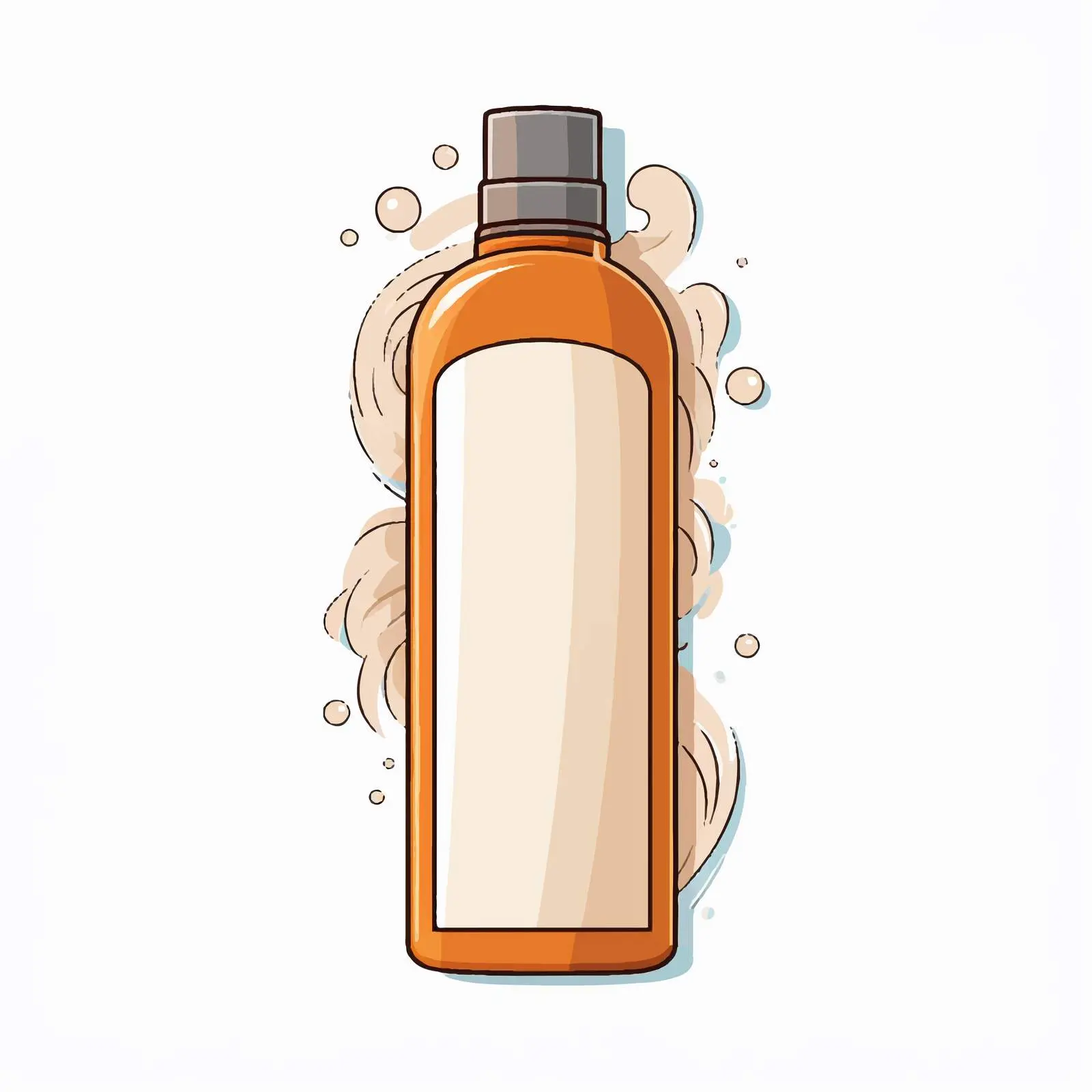 Colorful Shampoo Vector Illustration on White Background — free download from Dotvec