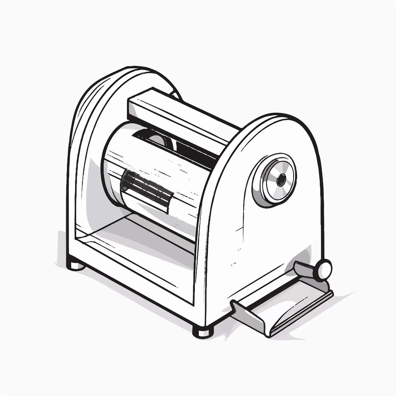 Steel Outline Sharpener Vector Illustration — free download from Dotvec