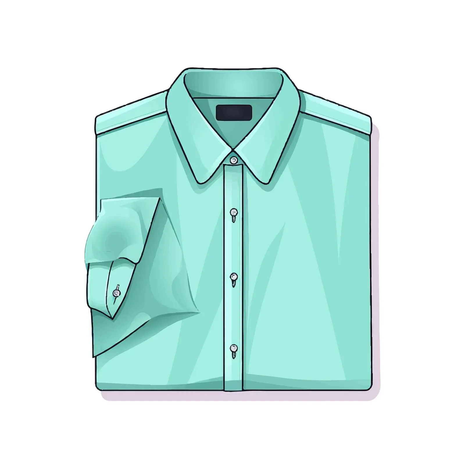 Shirt Vector Illustration Top View on White Background — free download from Dotvec