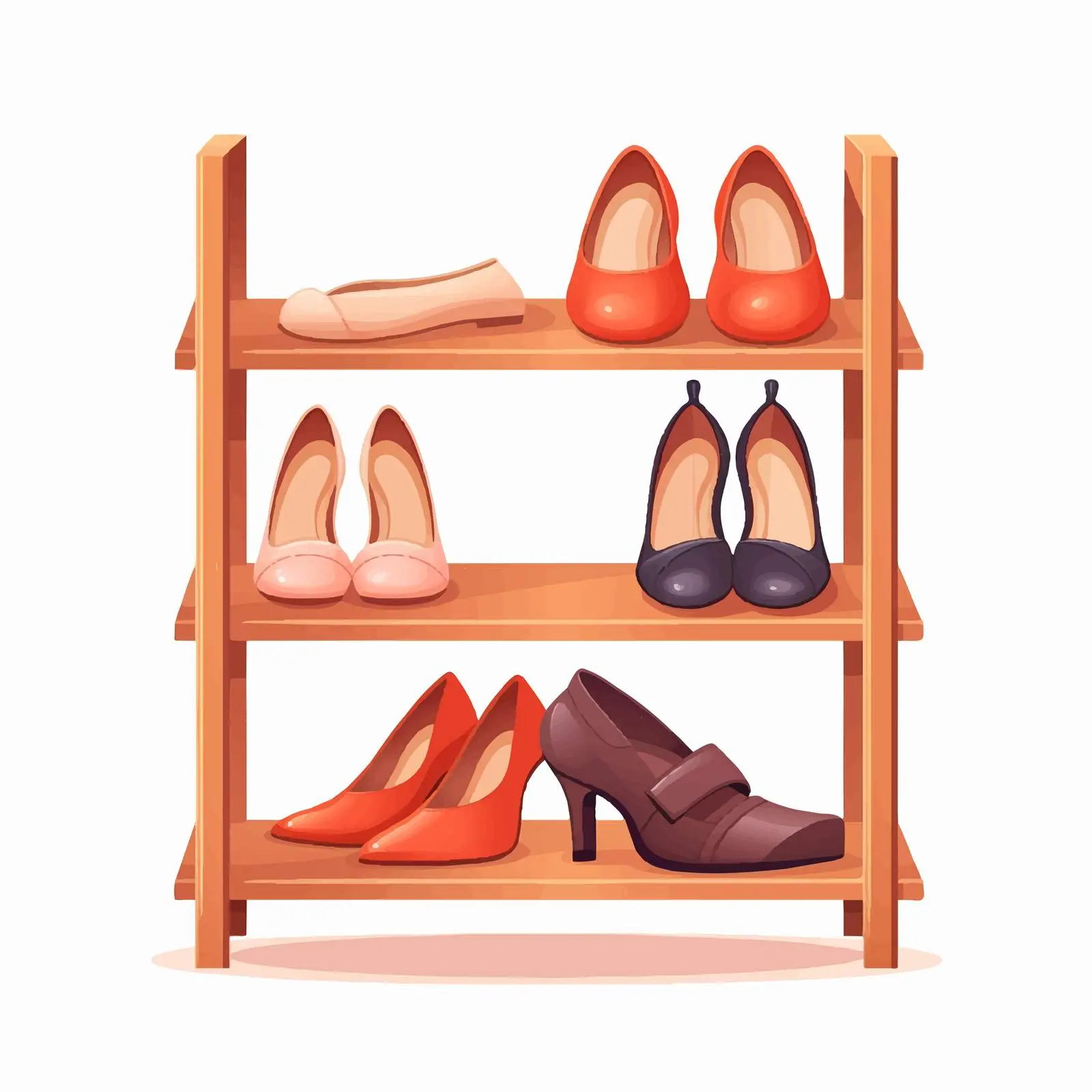 Shoe Rack Shelf for Efficient Storage Organization — free download from Dotvec