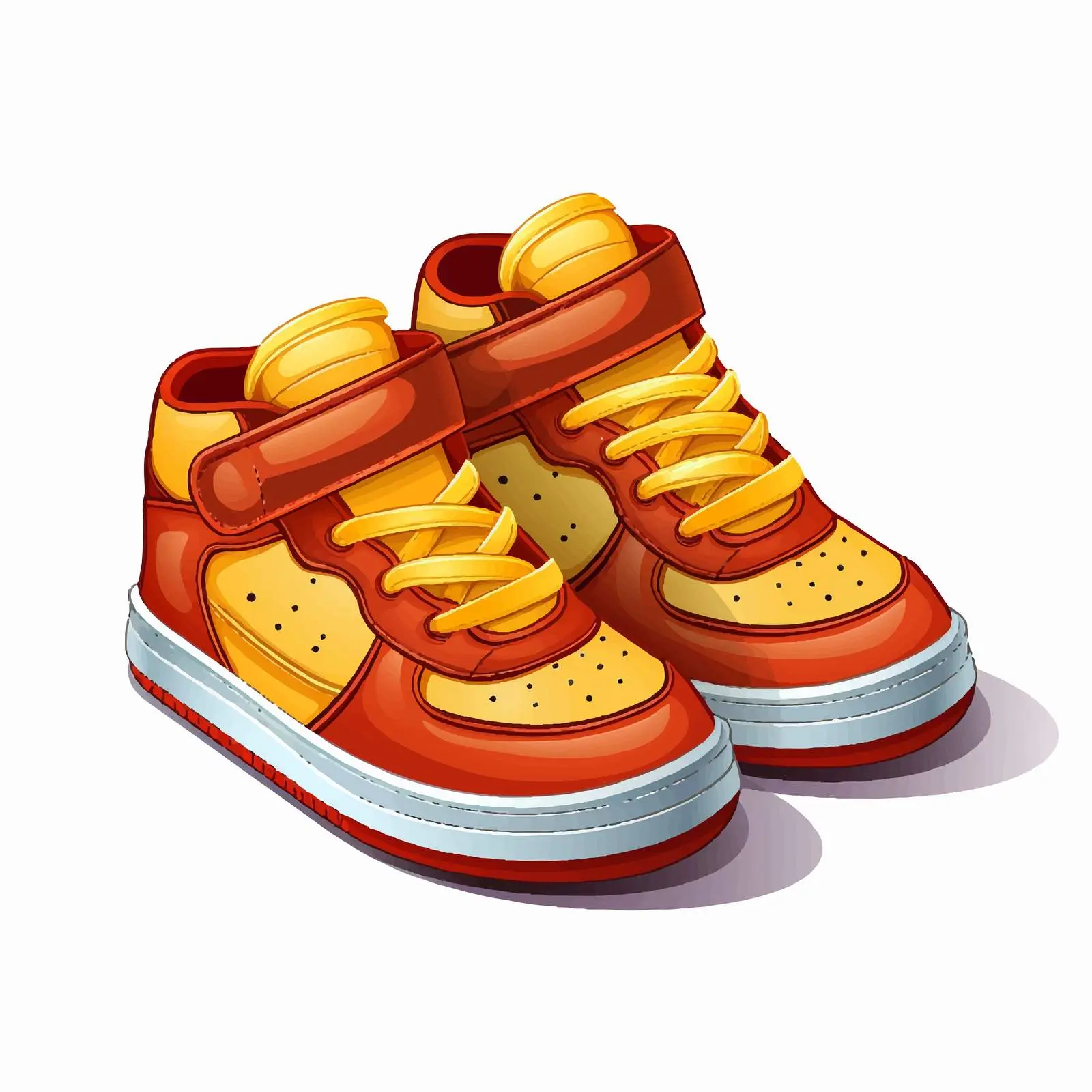 Top View Shoe Vector Illustration on White Background — free download from Dotvec