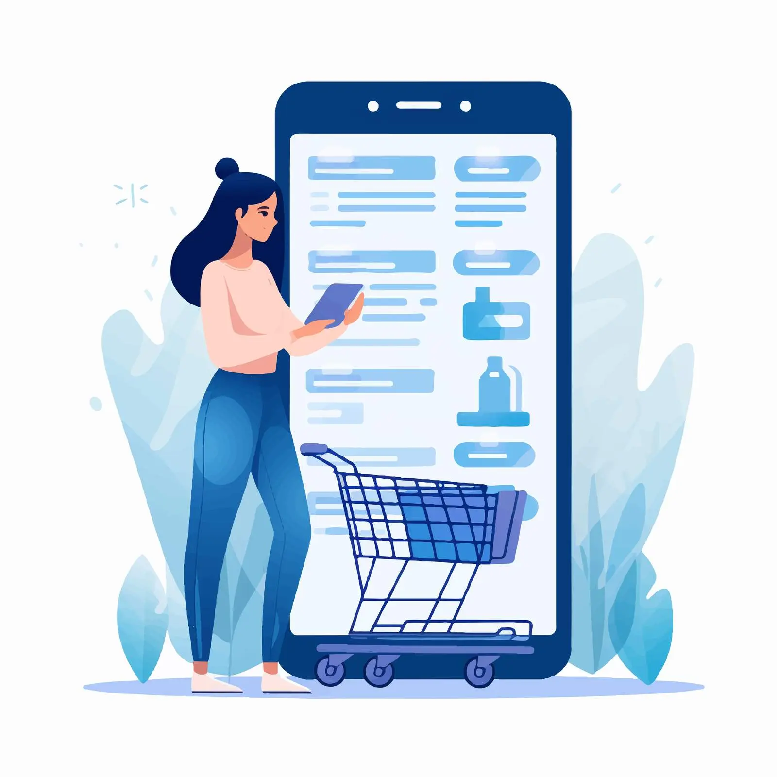 Customer Adding Favorite Goods to Wish List — free download from Dotvec