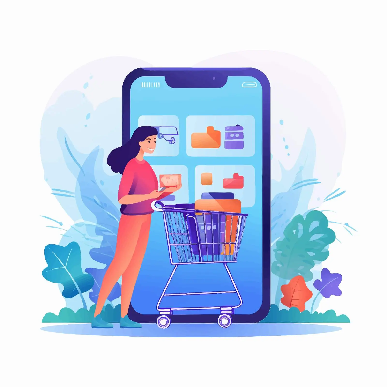 Customer Adding Favorite Goods to Wishlist – free customer journey image from Dotvec