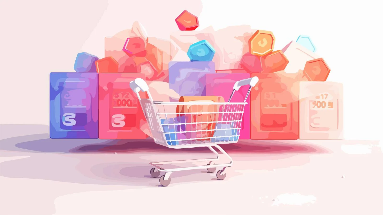 Shopping Rewards and Savings Image — free download from Dotvec