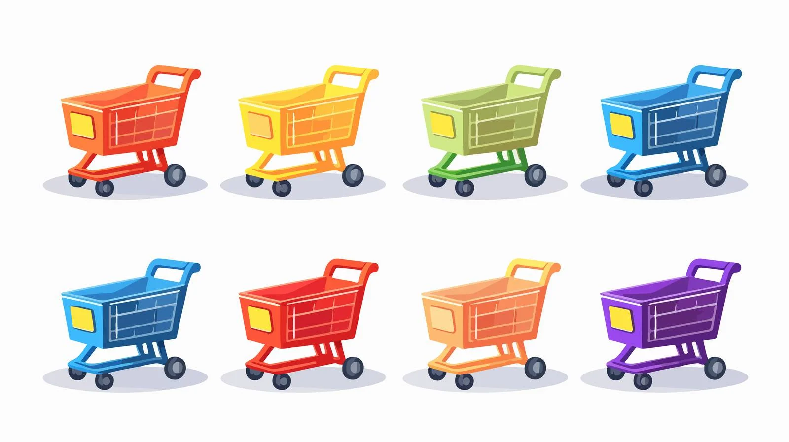 Shopping Carts for Product Placement — free download from Dotvec
