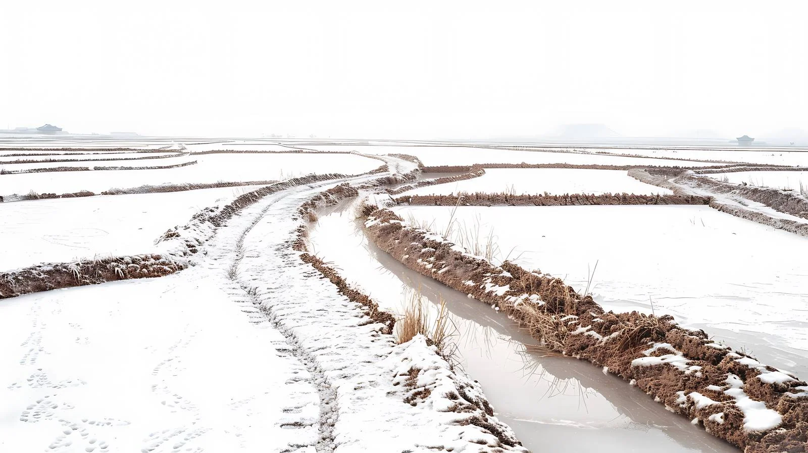 Shouguang Salt Field on White Background — free download from Dotvec