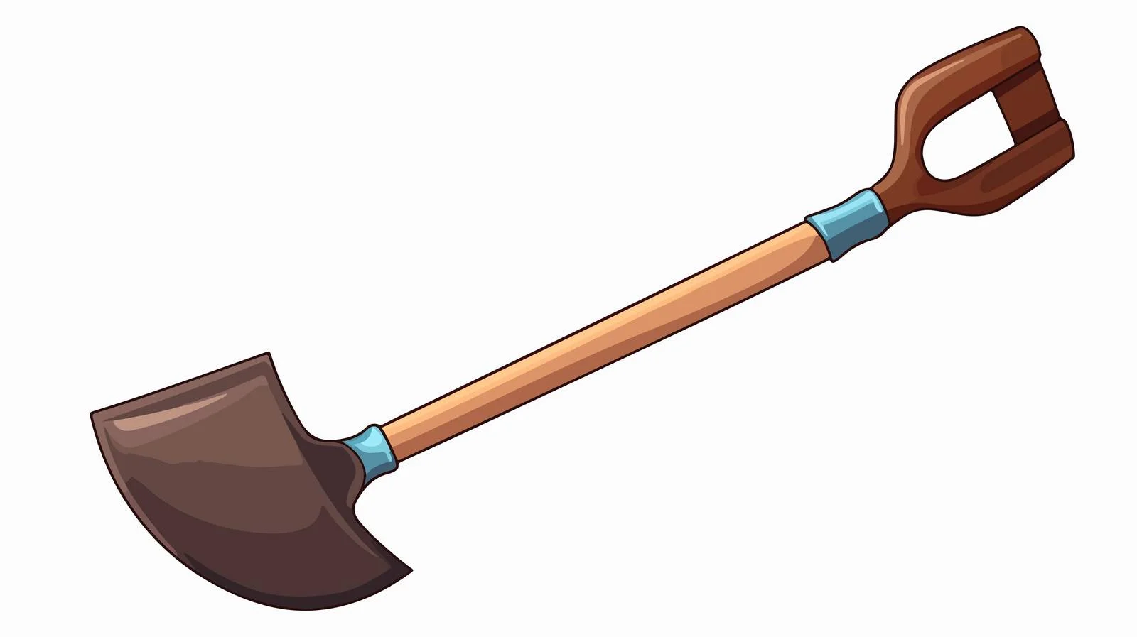 Cartoon Shovel Tool — free download from Dotvec