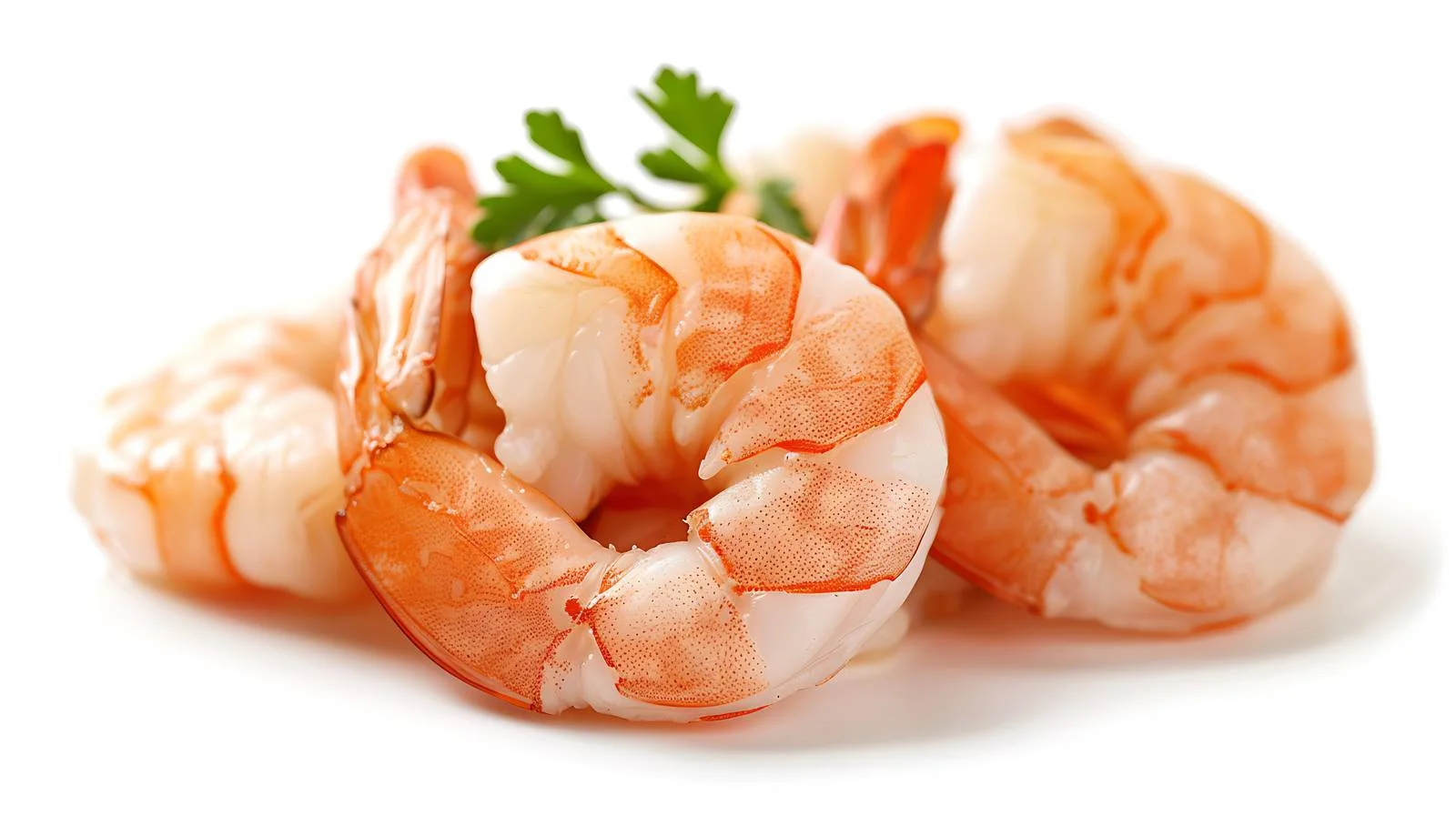 Freshly Peeled Shrimps on White Background – free prawn image from Dotvec