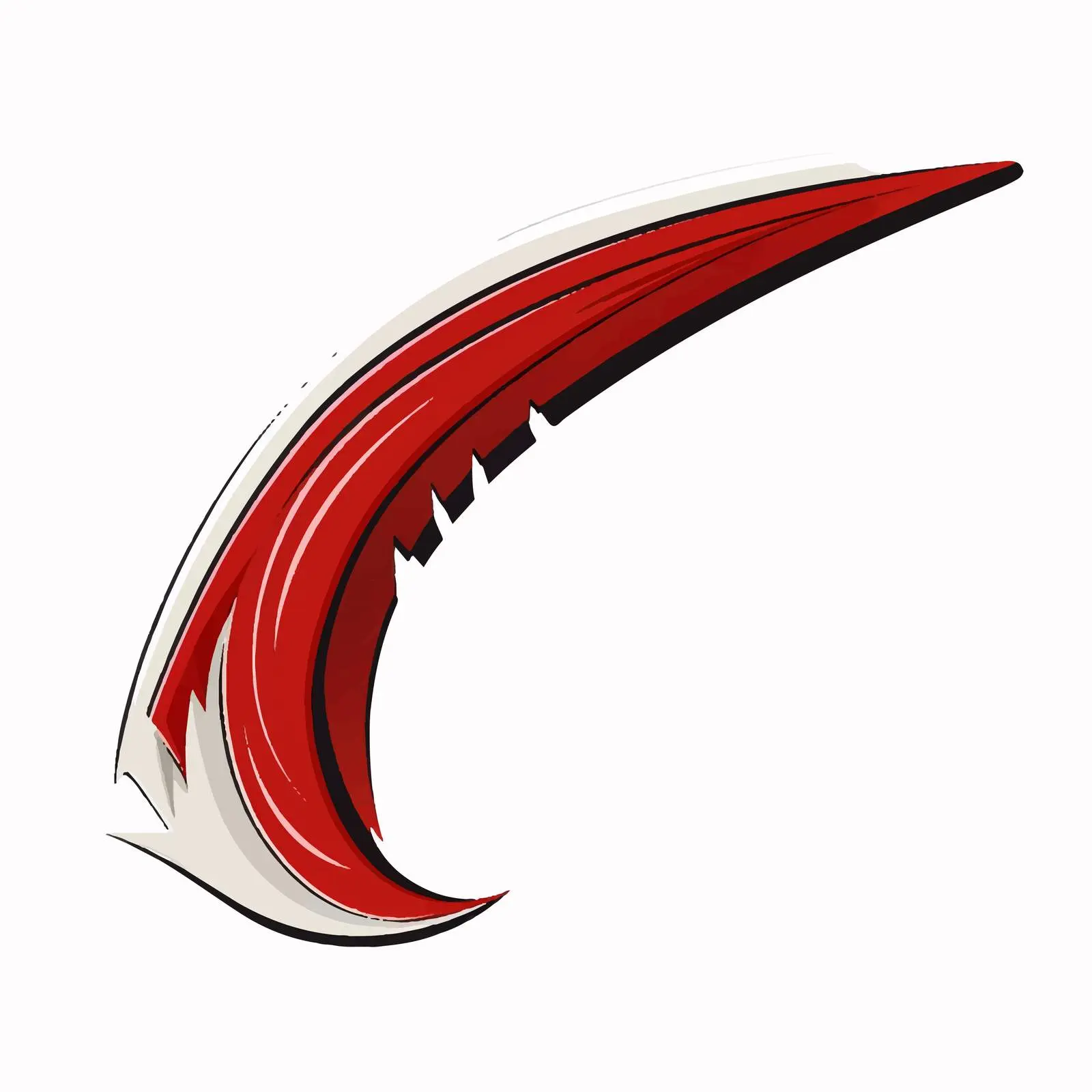 Sickle Vector Illustration on White Background — free download from Dotvec