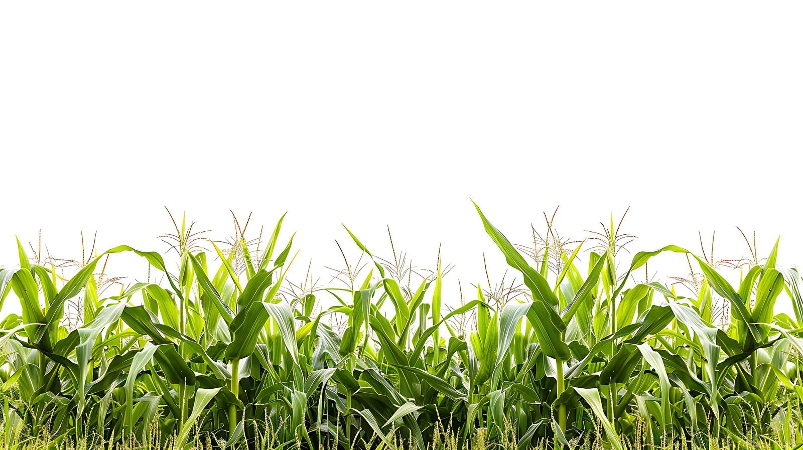 Corn field under dramatic summer clouds — free download from Dotvec