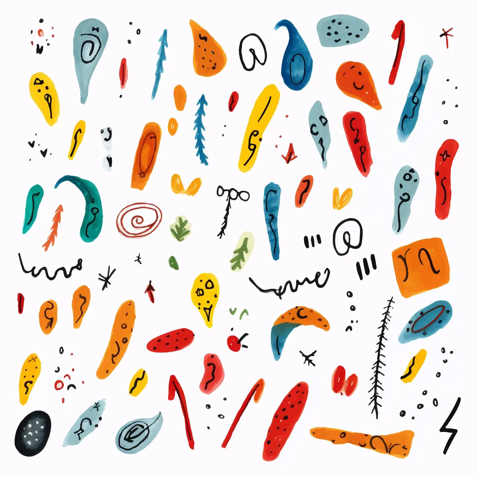 Vector Signs and Symbols of Punctuation – free visual language image from Dotvec