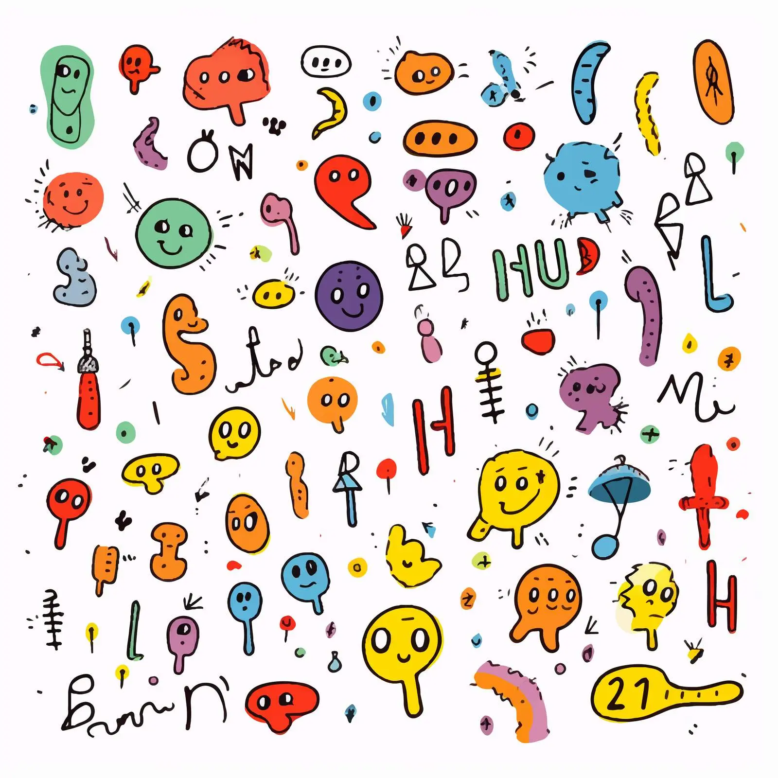 Diverse Signs and Symbols with Punctuations — free download from Dotvec