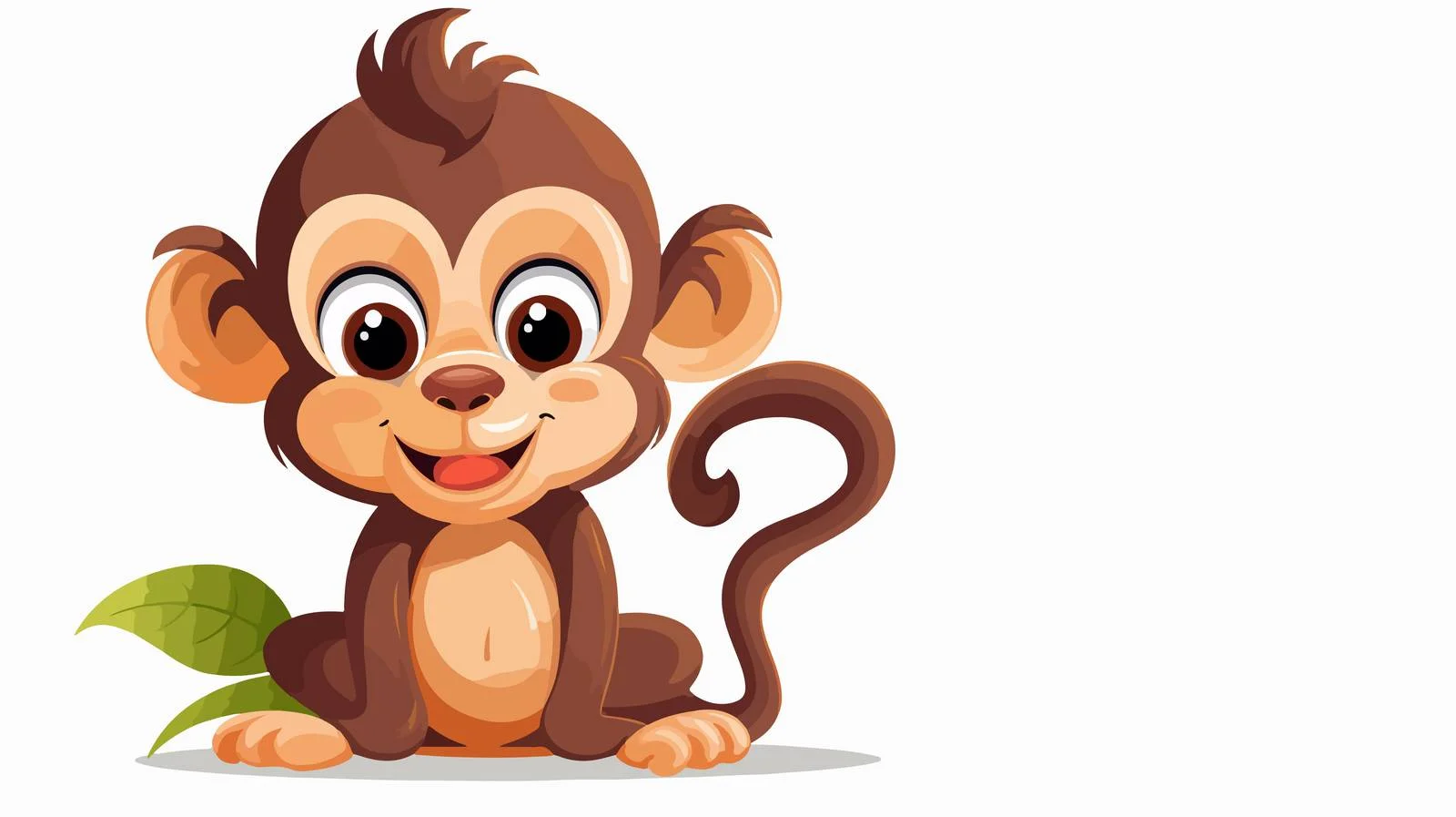 Playful Monkey Silhouette Image — free download from Dotvec