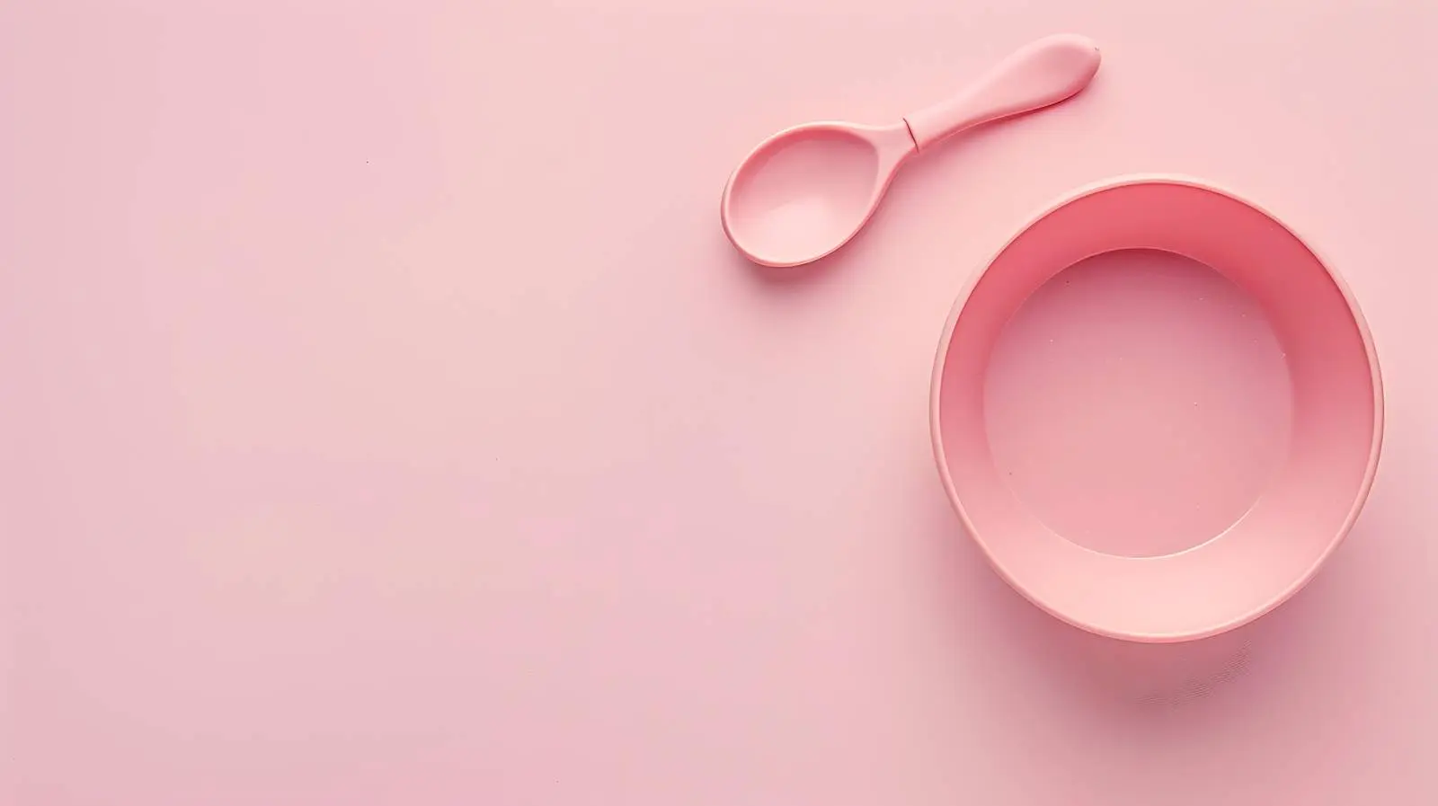 Silicone Bowl and Spoon Set for Babies — free download from Dotvec
