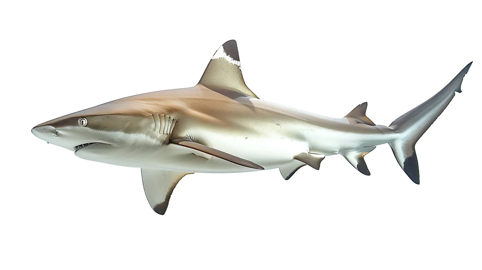 Silvertip Shark in Aquarium — free download from Dotvec