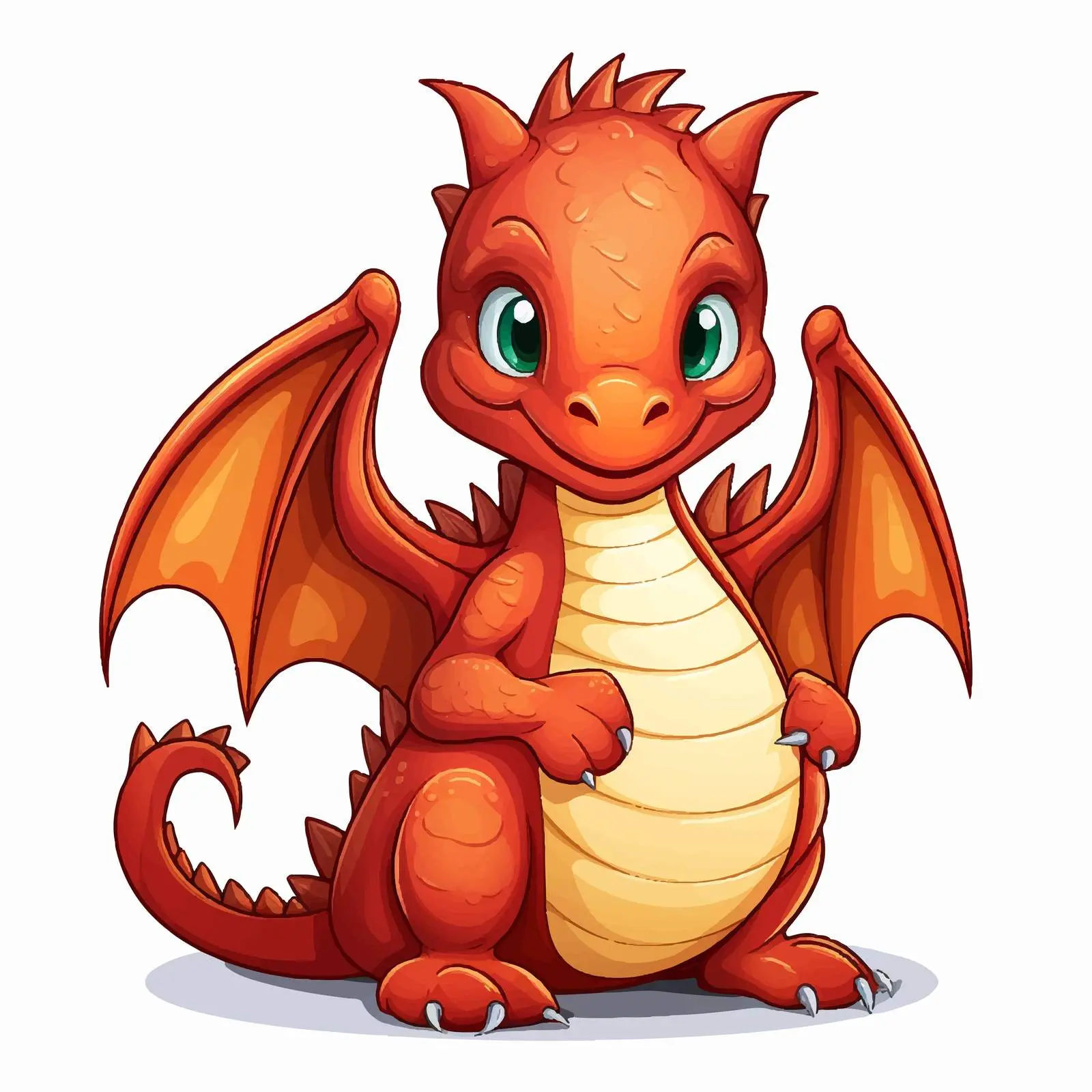 Cartoon Dragon Hatching from Egg Illustration — free download from Dotvec