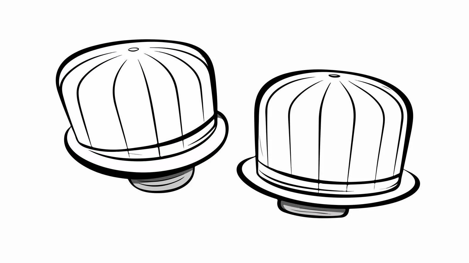 Cartoon Hat Line Drawing Illustration — free download from Dotvec