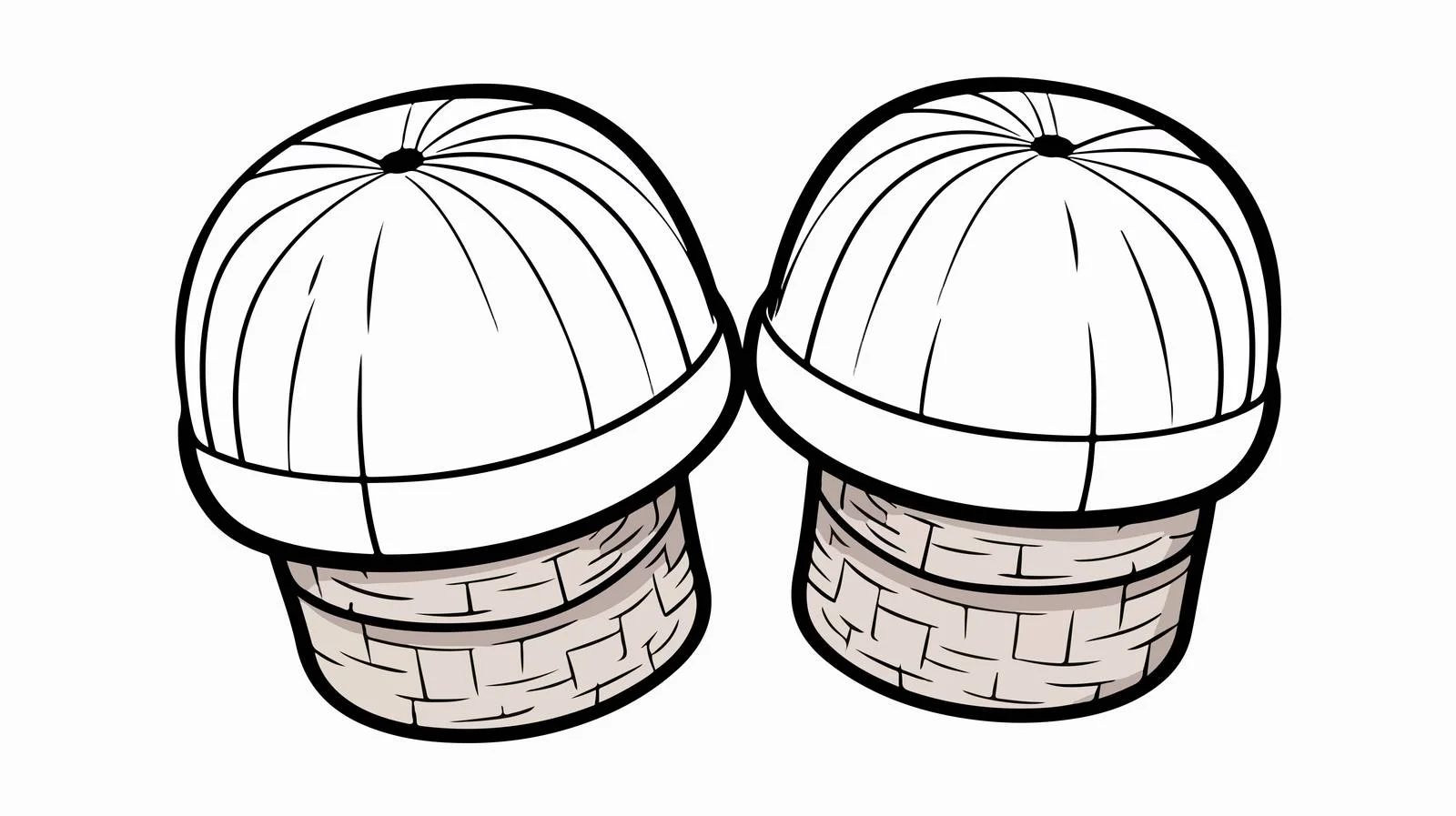Cartoon Hat Line Drawing — free download from Dotvec