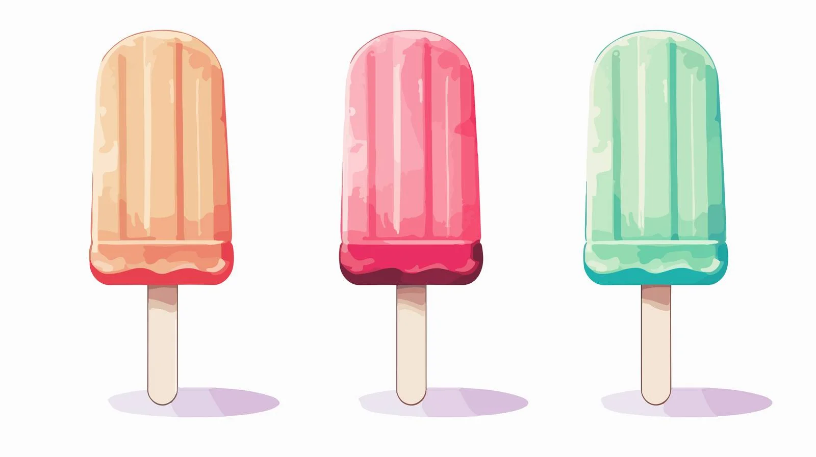 Cartoon Ice Lolly Illustration — free download from Dotvec