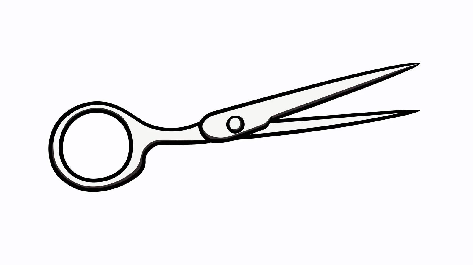 Cartoon Scissors Drawing — free download from Dotvec