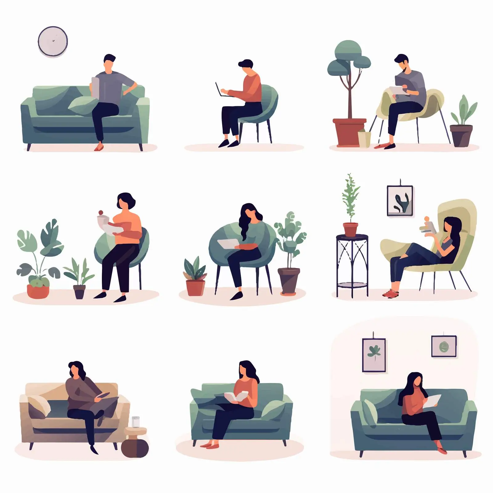 Happy Solo Life for Single People Living Alone – free independent image from Dotvec