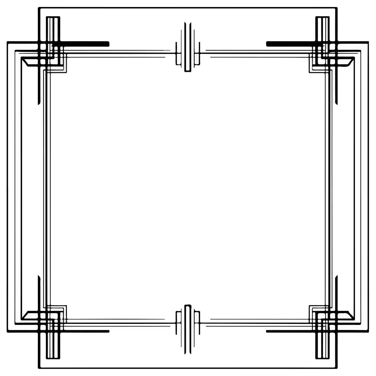 Art Deco Frame Design — free download from Dotvec