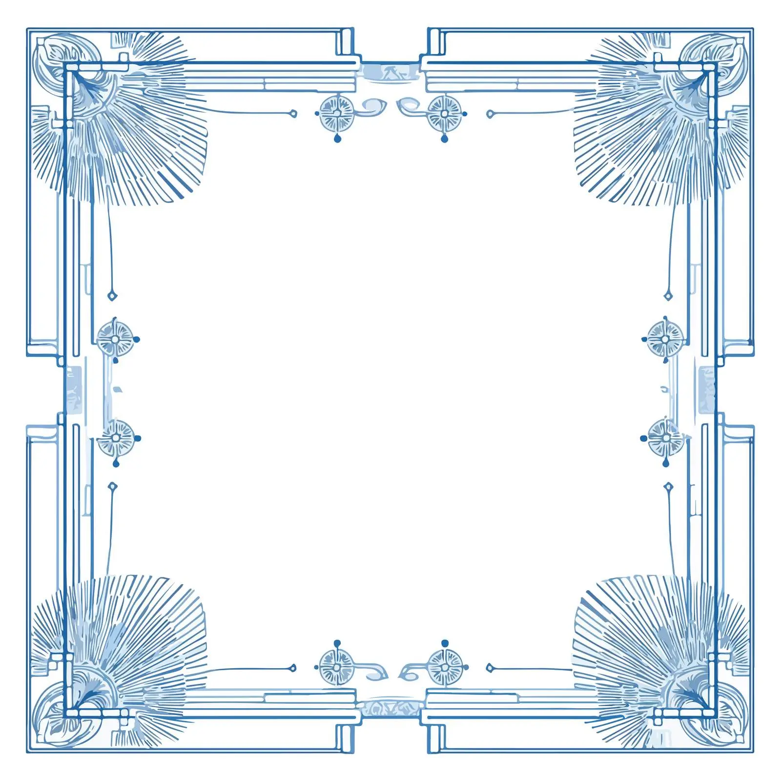 Art Deco Frame Illustration — free download from Dotvec
