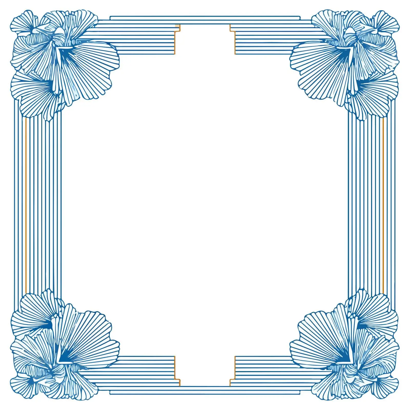 Art Deco Frame Illustration — free download from Dotvec