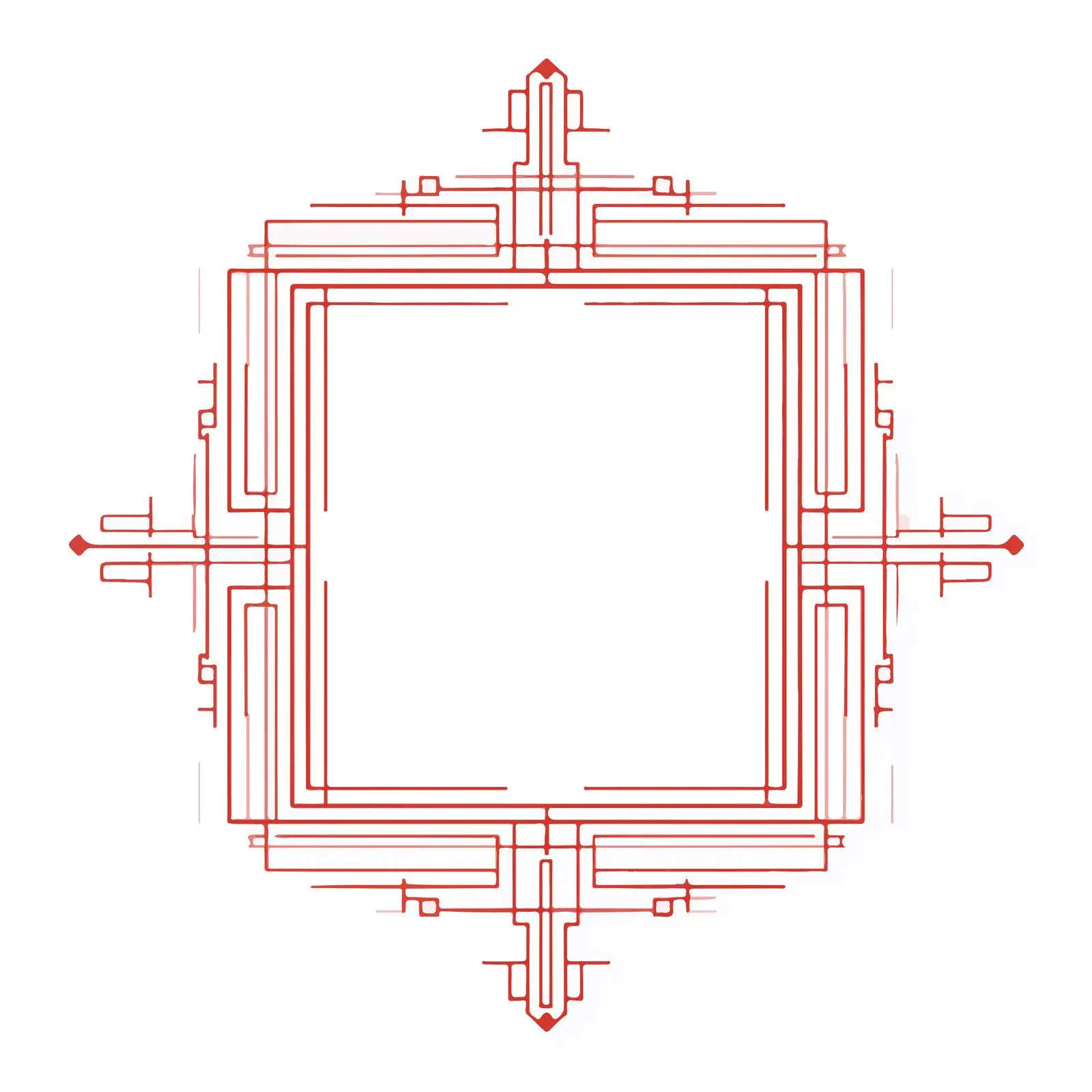 Art Deco Frame Illustration — free download from Dotvec