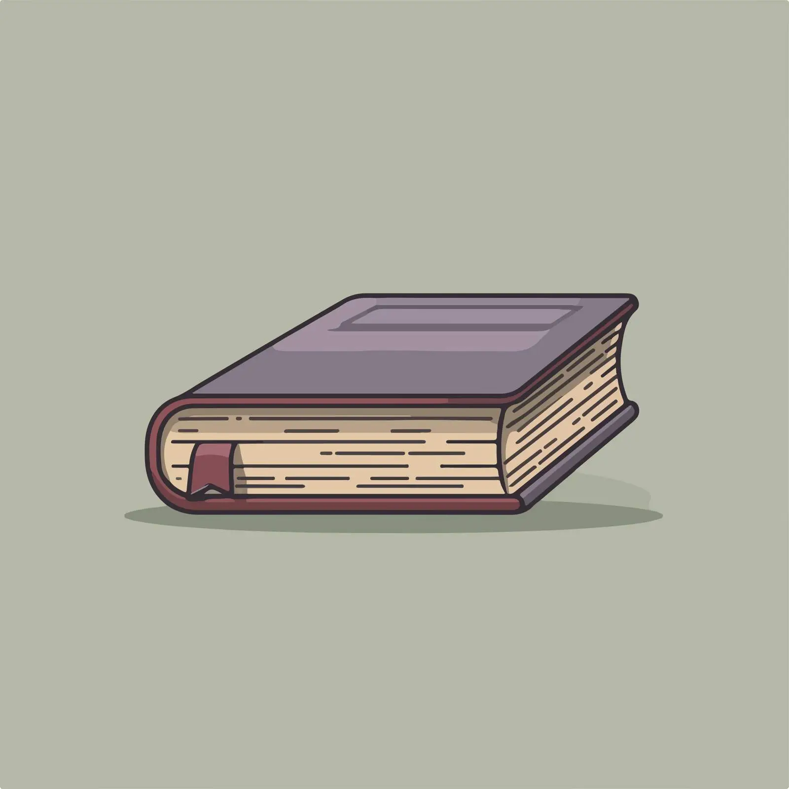 Minimal Book Line Art Illustration — free download from Dotvec