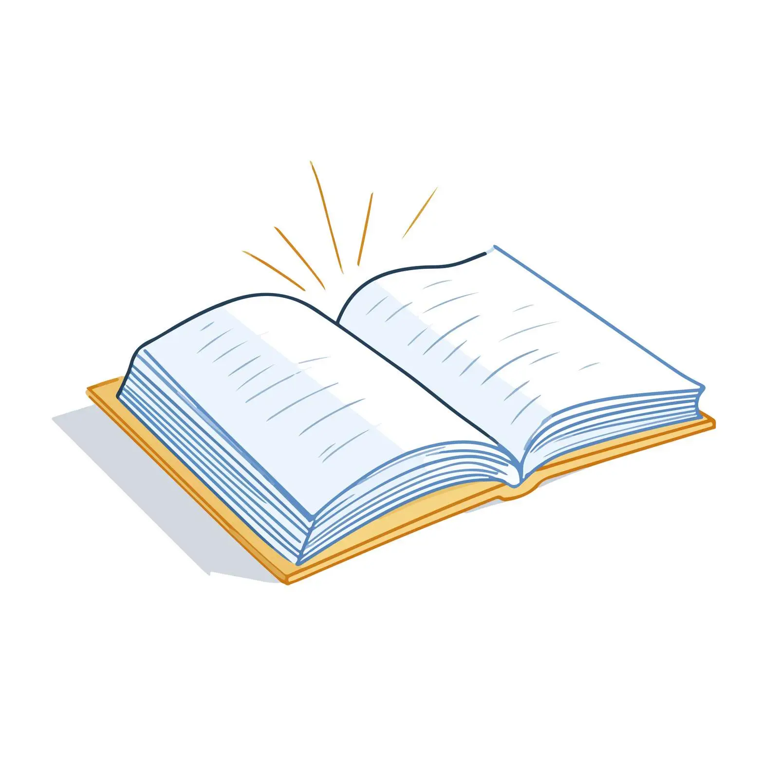 Minimalist Book Vector Illustration — free download from Dotvec