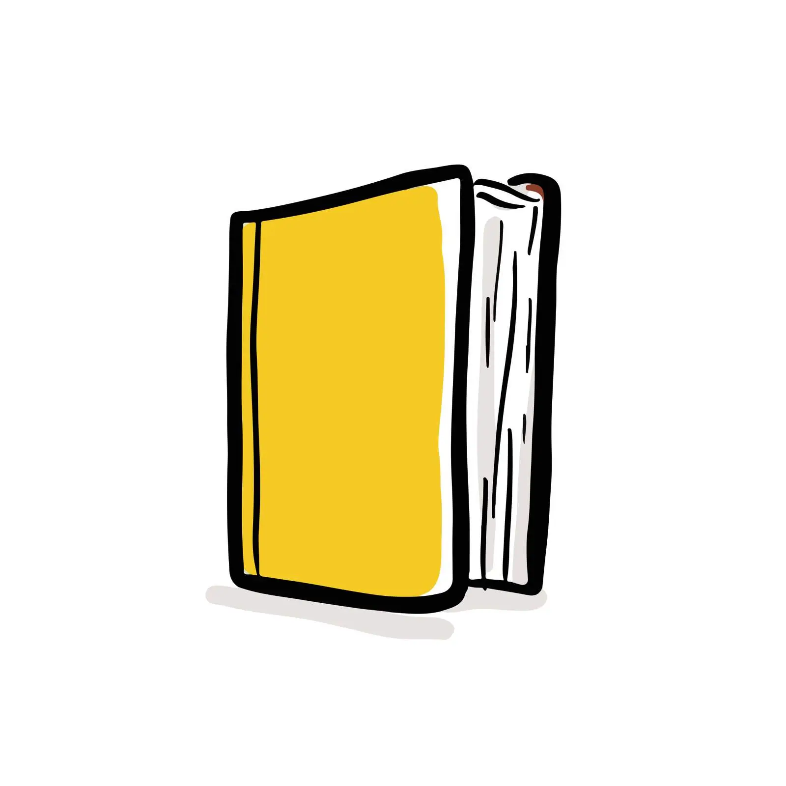 Minimalistic Book Vector Illustration — free download from Dotvec