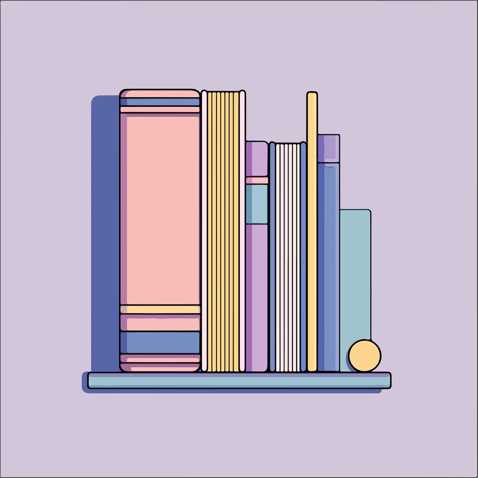 Minimalist Book Illustration — free download from Dotvec