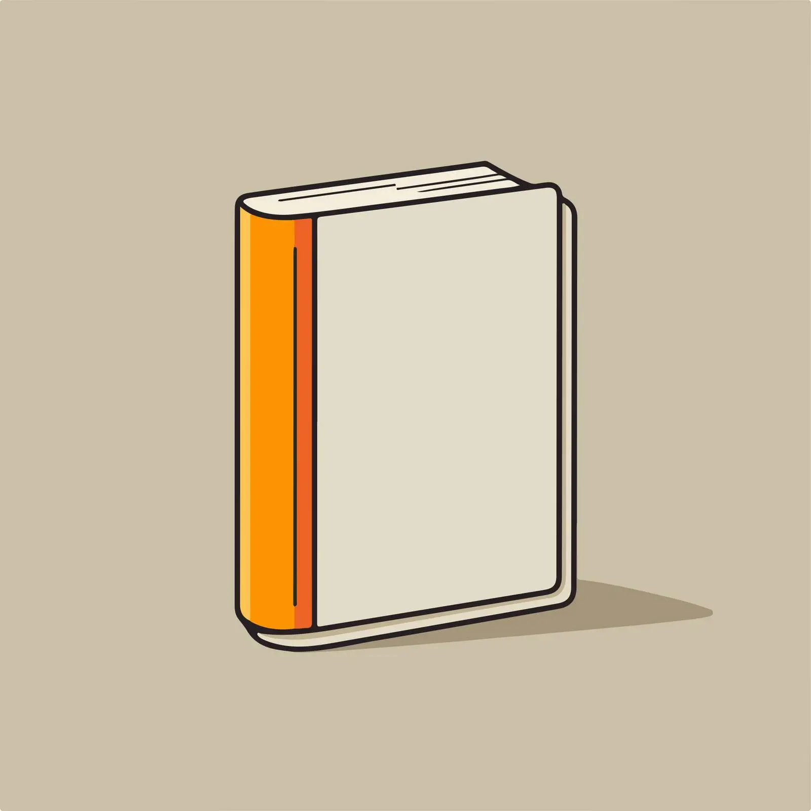 Minimal Book Illustration — free download from Dotvec
