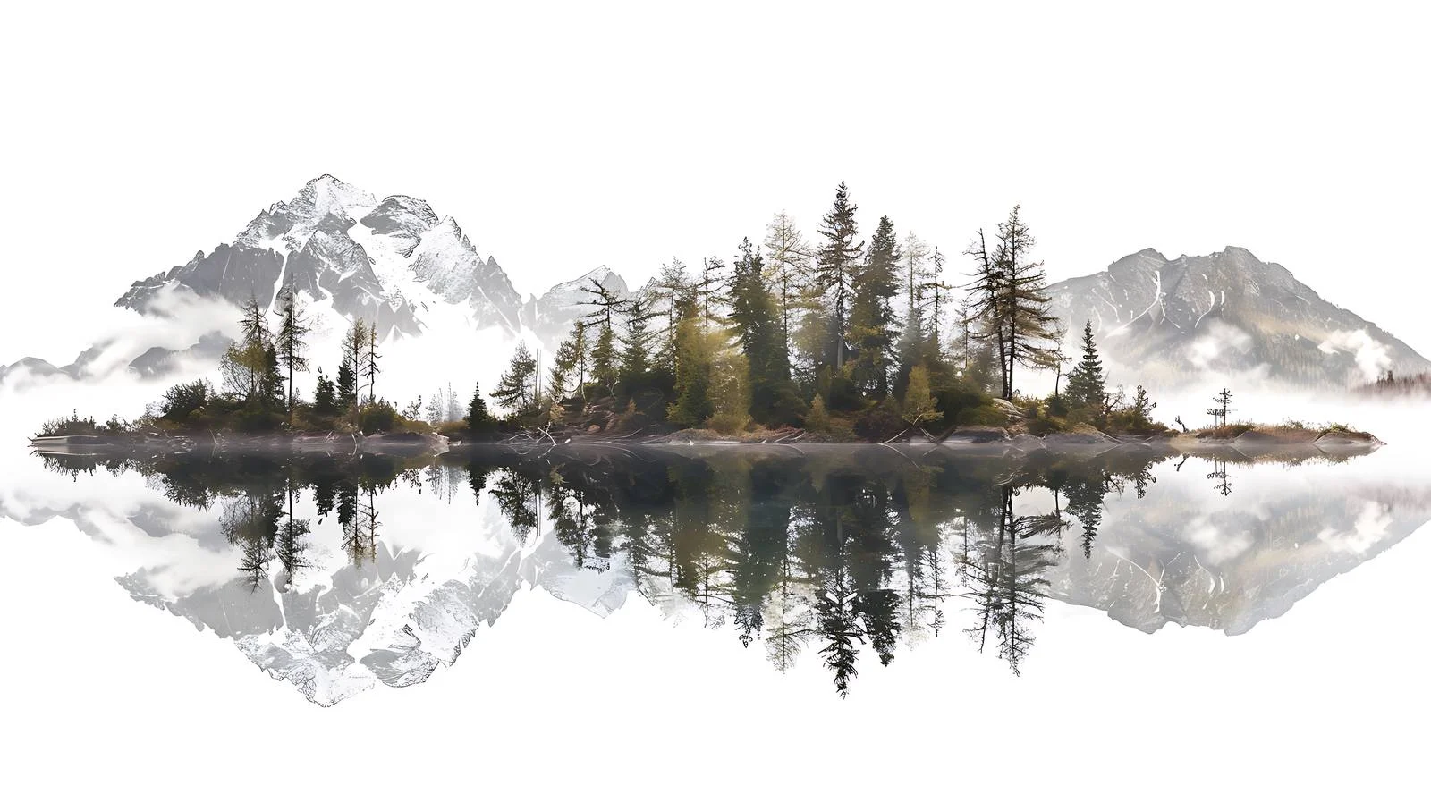 Sister Lake Isolated White Background — free download from Dotvec