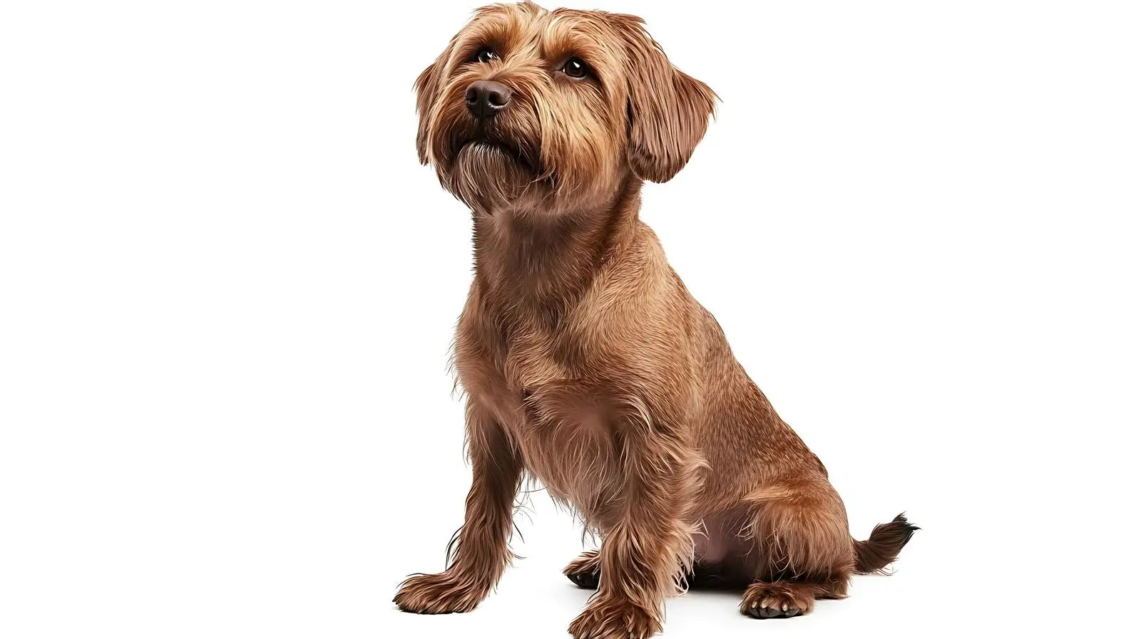 Graceful Korthals Griffon Dog Portrait — free download from Dotvec