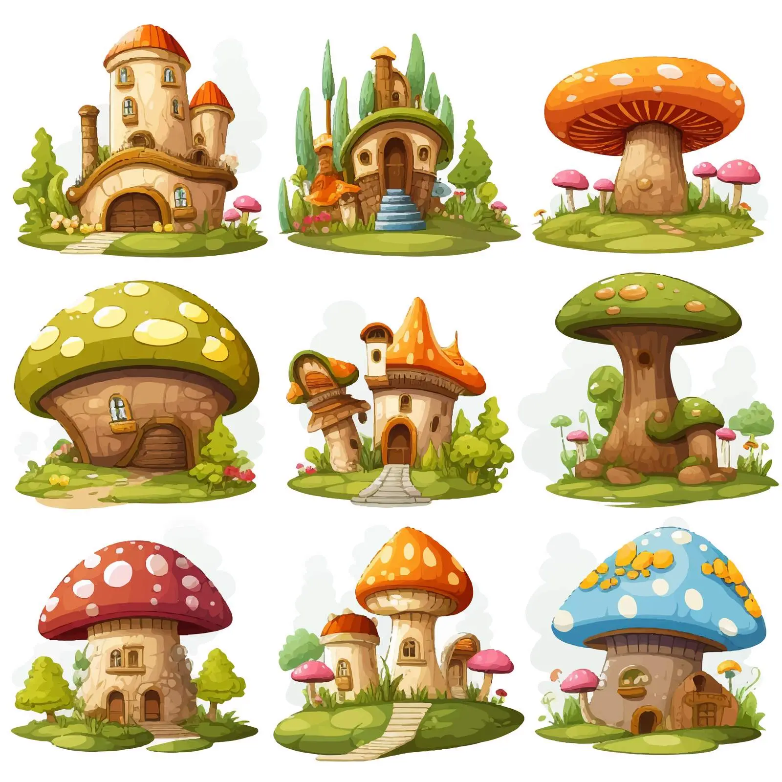 Six Fantasy World Scenes with Enchanting Places – free places image from Dotvec