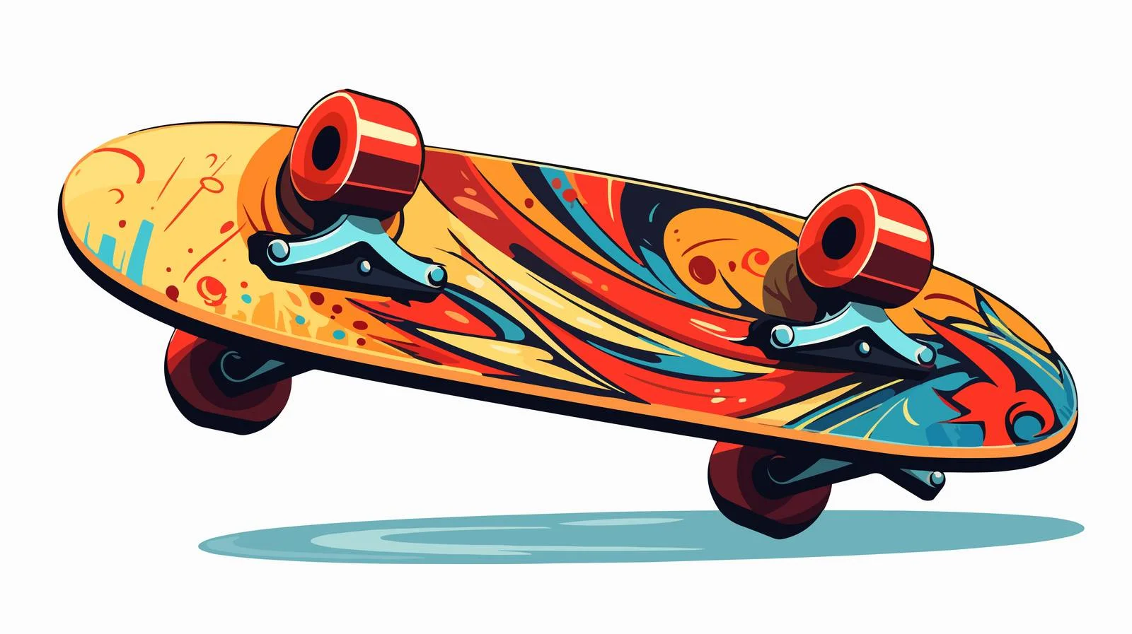 Skateboard Cartoon Design — free download from Dotvec