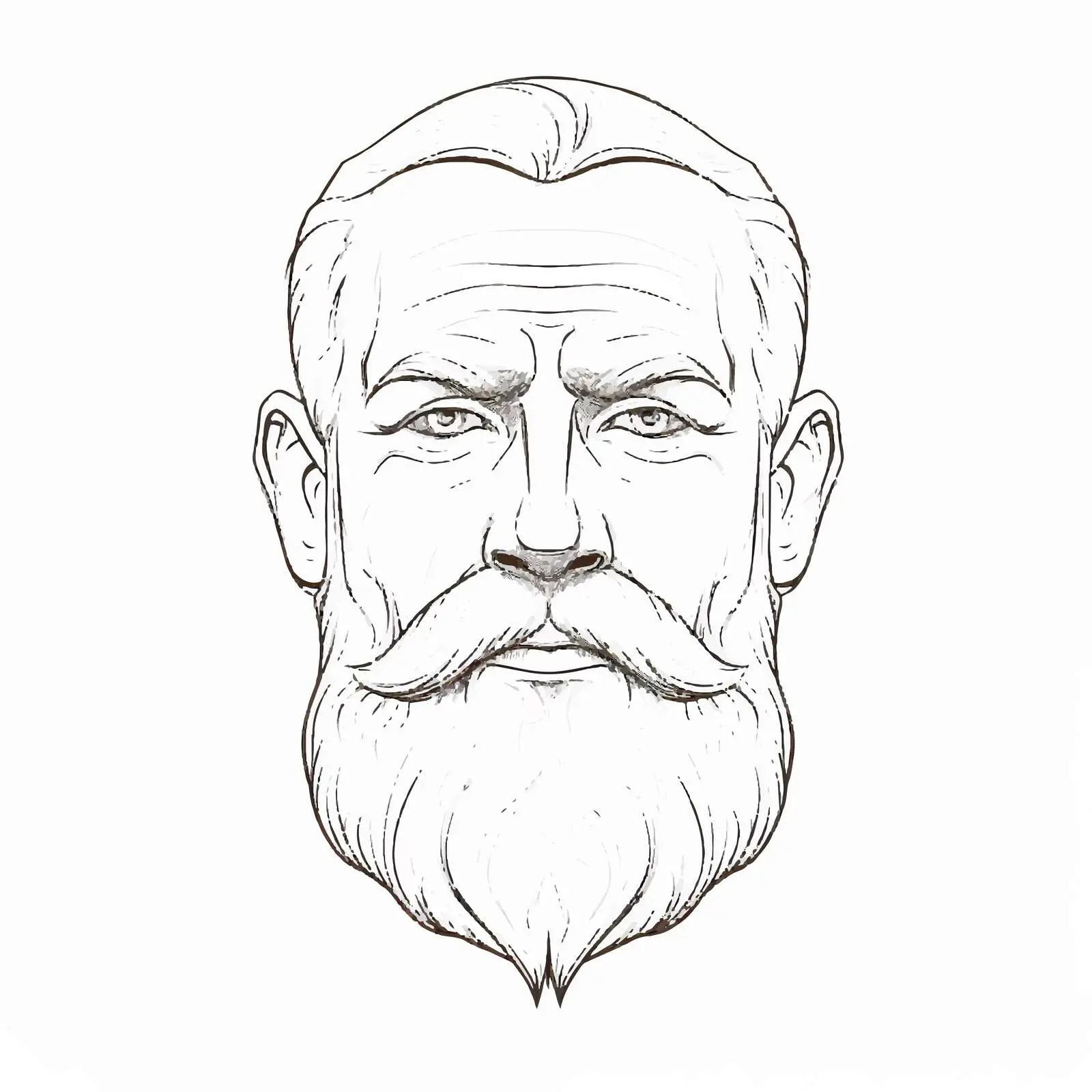 Line Art Sketch Icon on White Background — free download from Dotvec