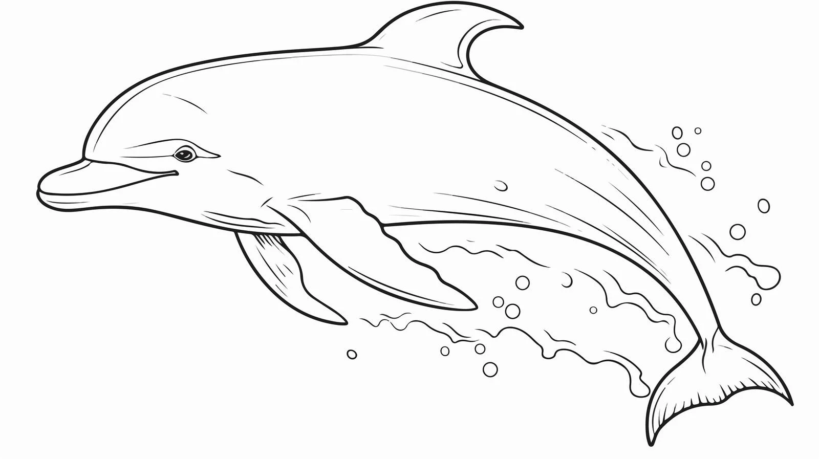Playful Dolphin Cartoon Doodle Icon — free download from Dotvec
