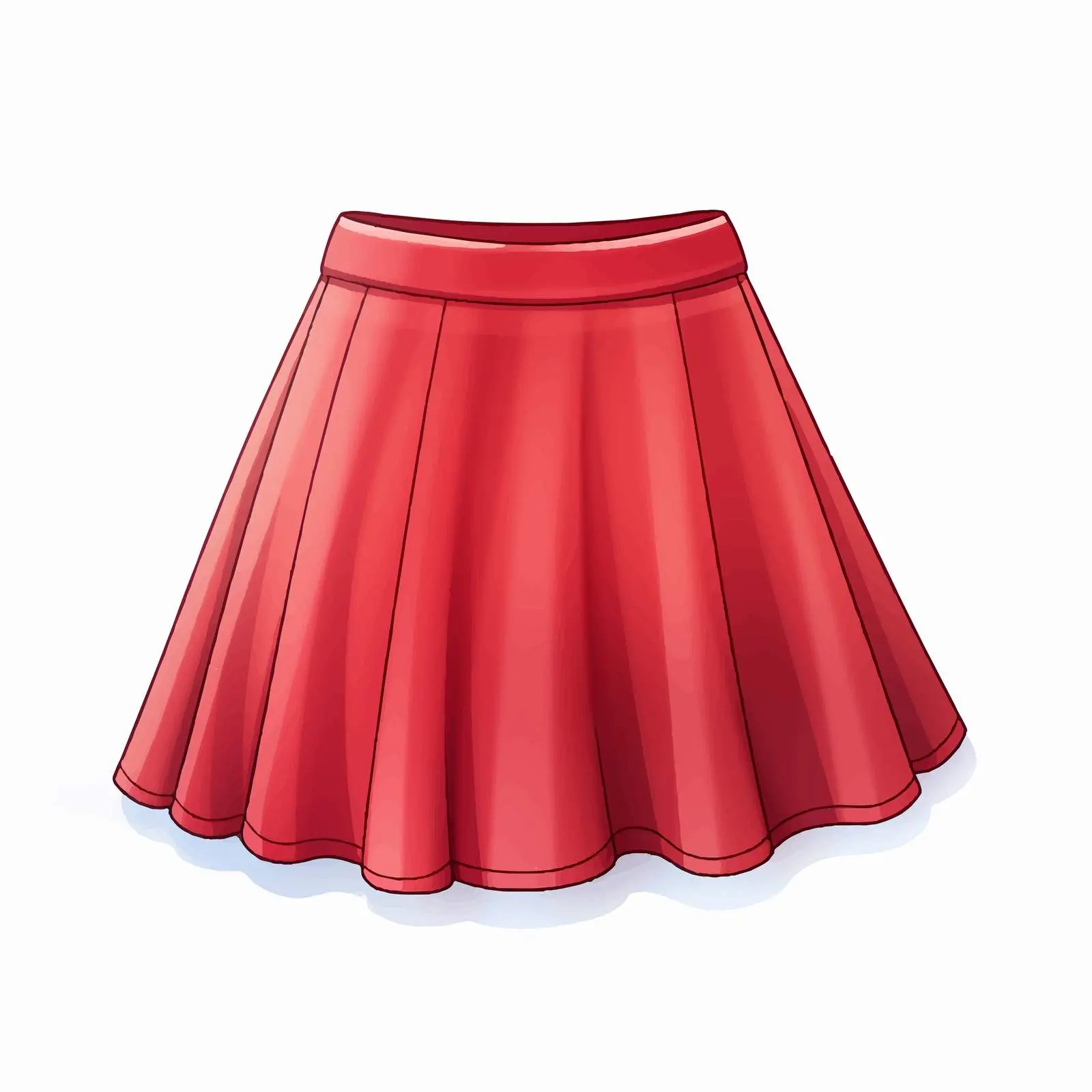 Cartoon Skirt Vector Illustration — free download from Dotvec