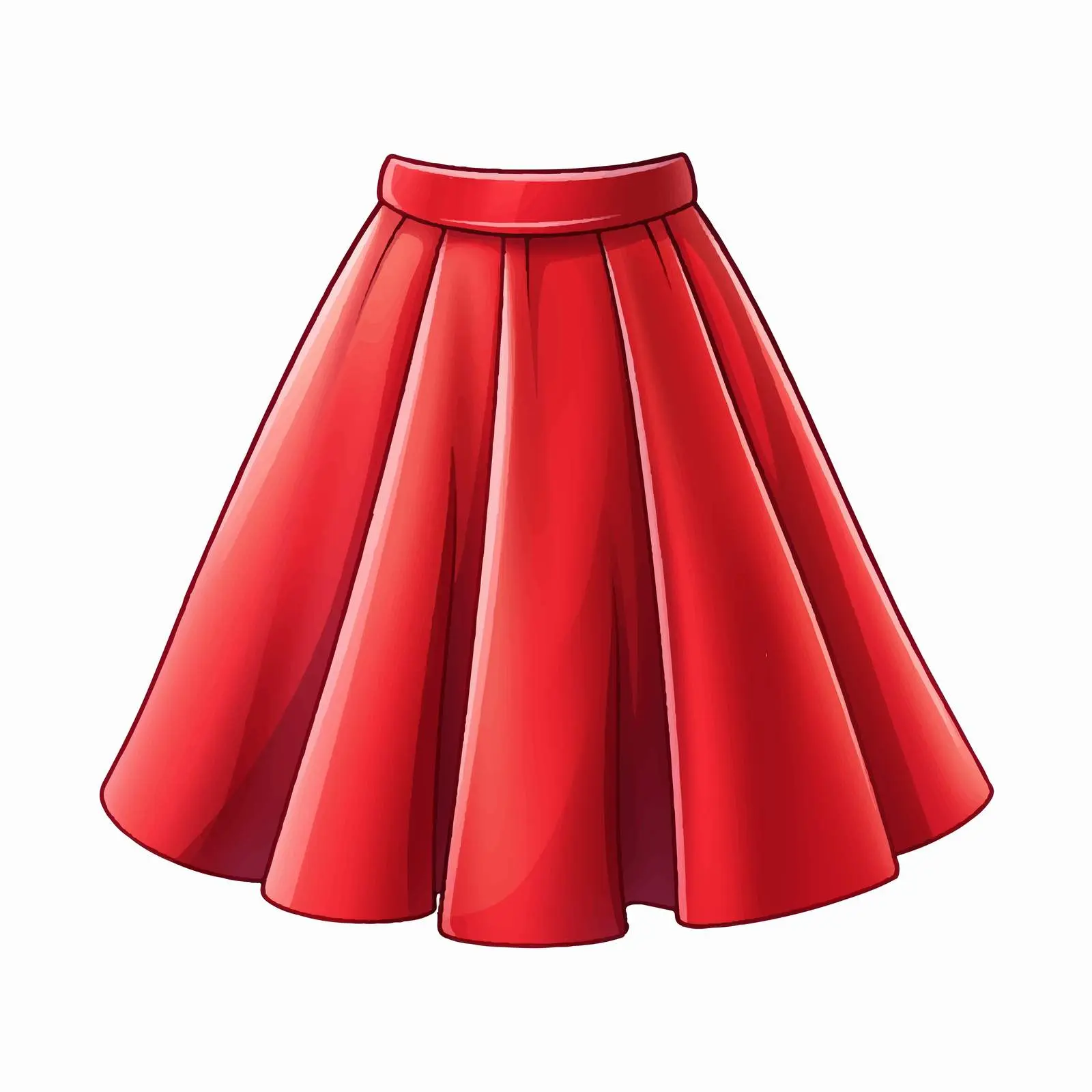 Cartoon Skirt Vector Illustration Design — free download from Dotvec