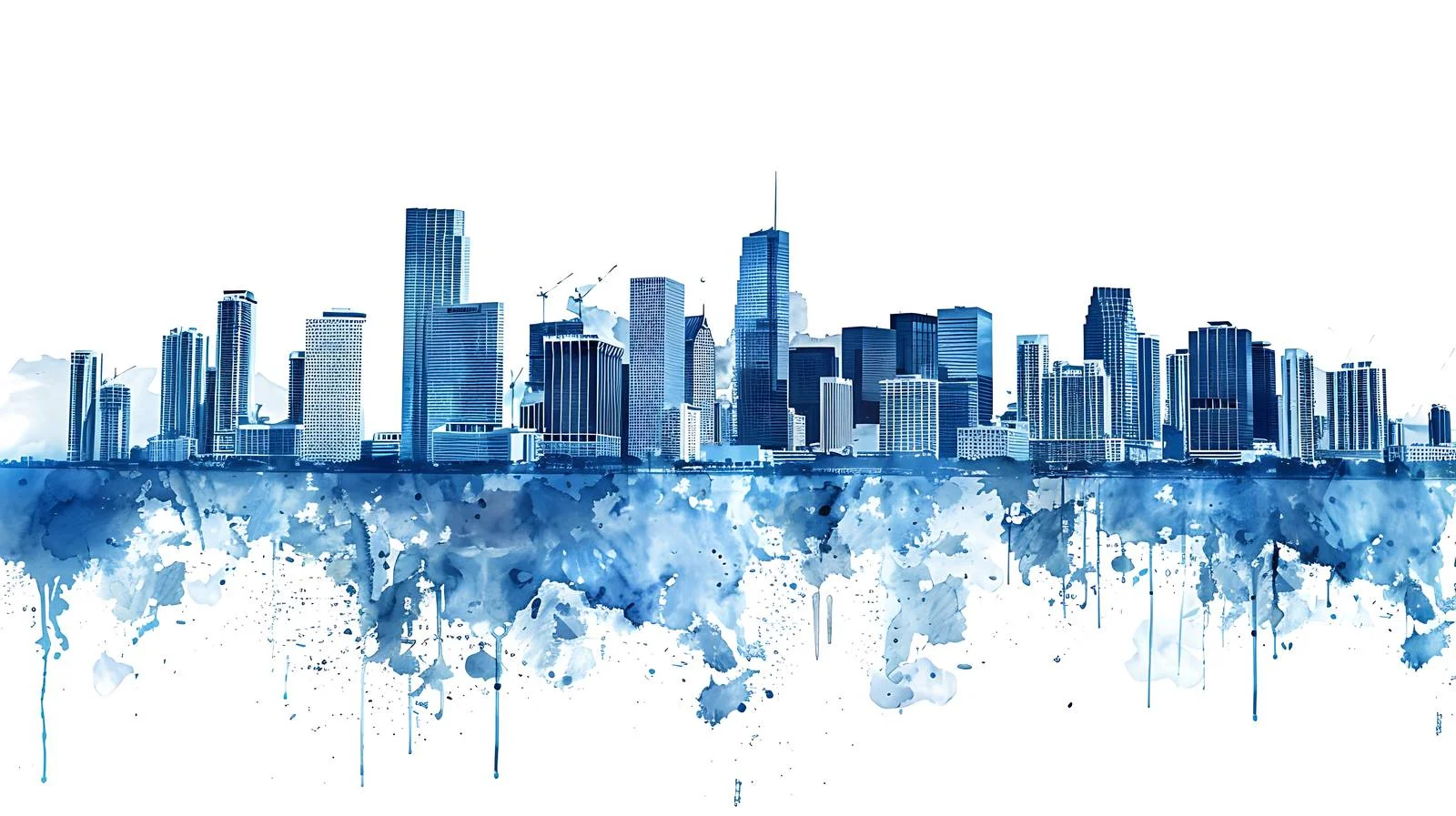 Vibrant Miami Florida Skyline Panorama — free download from Dotvec