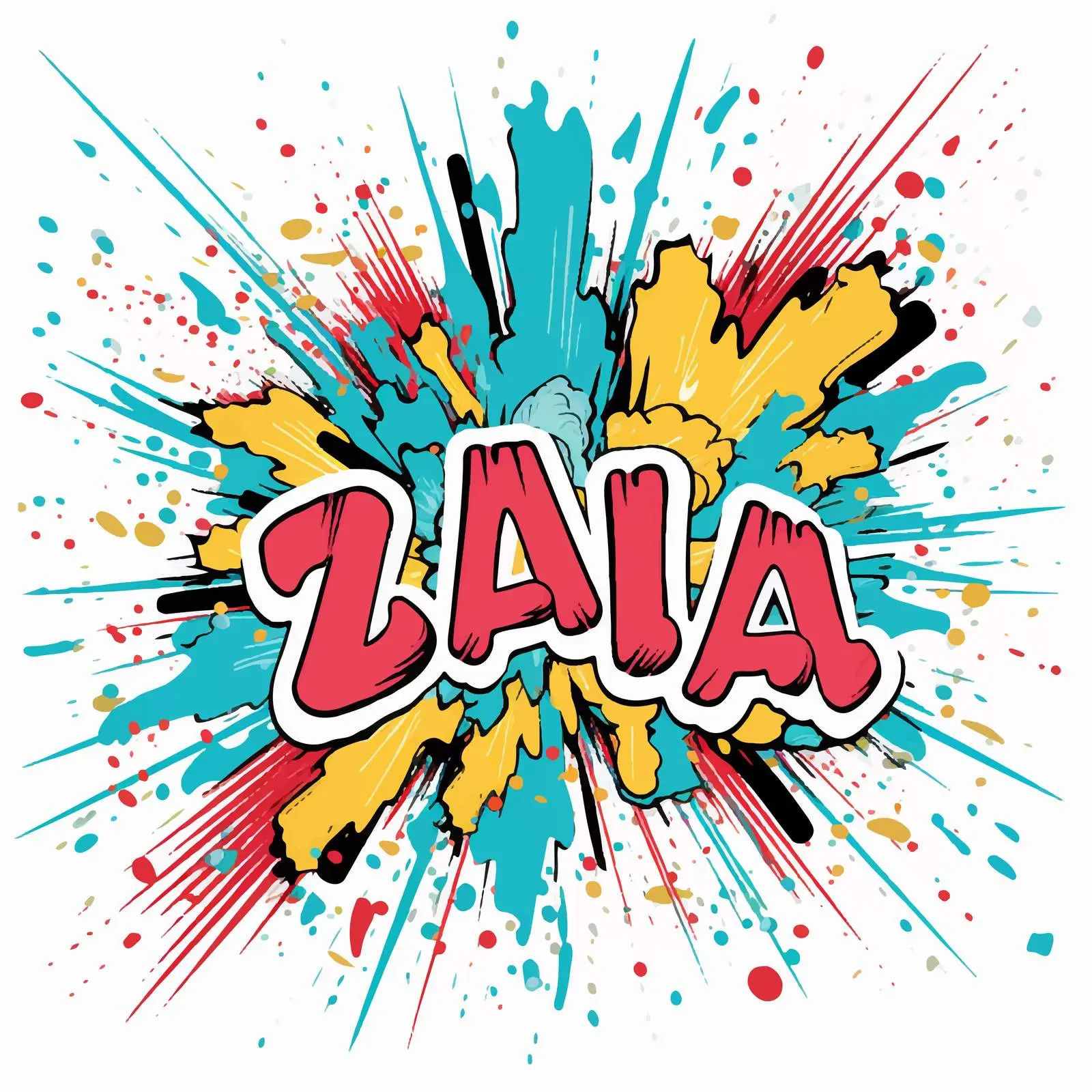 Dynamic Slang Words on Explosive Background — free download from Dotvec