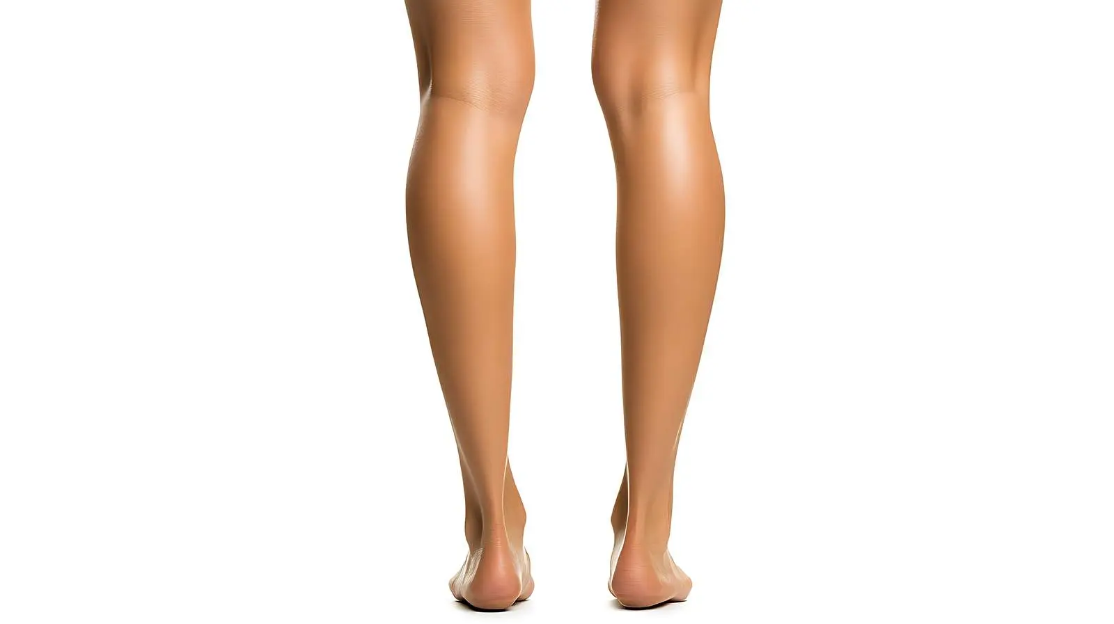 Beautiful Female Legs Rear View on White Background — free download from Dotvec