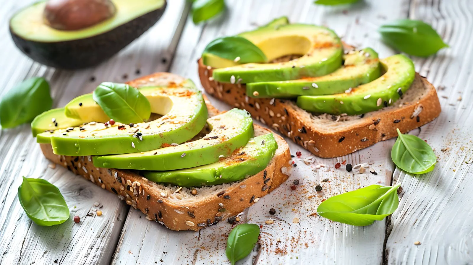 Avocado Toast with Spices — free download from Dotvec