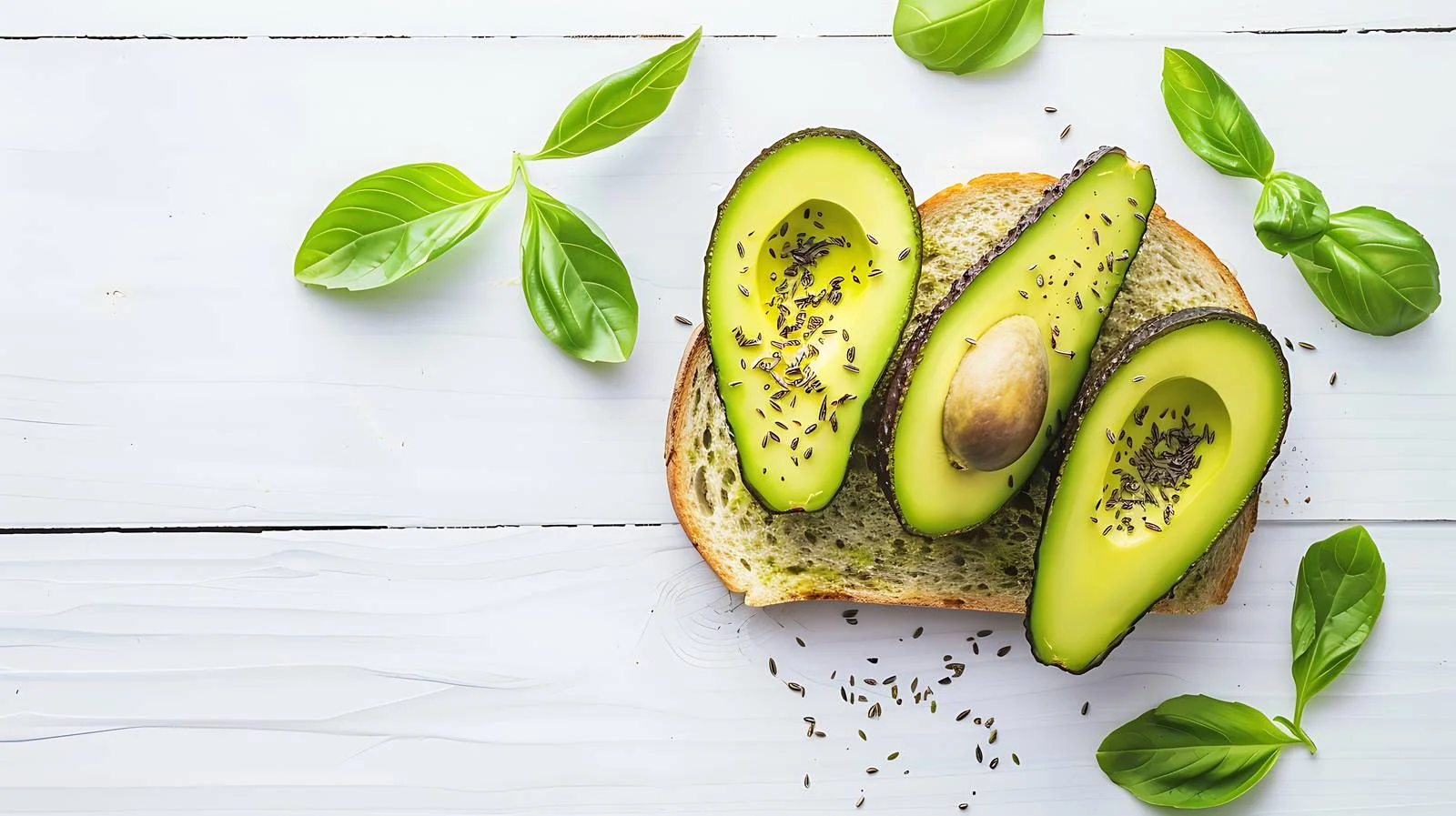 Avocado Toast with Spices — free download from Dotvec