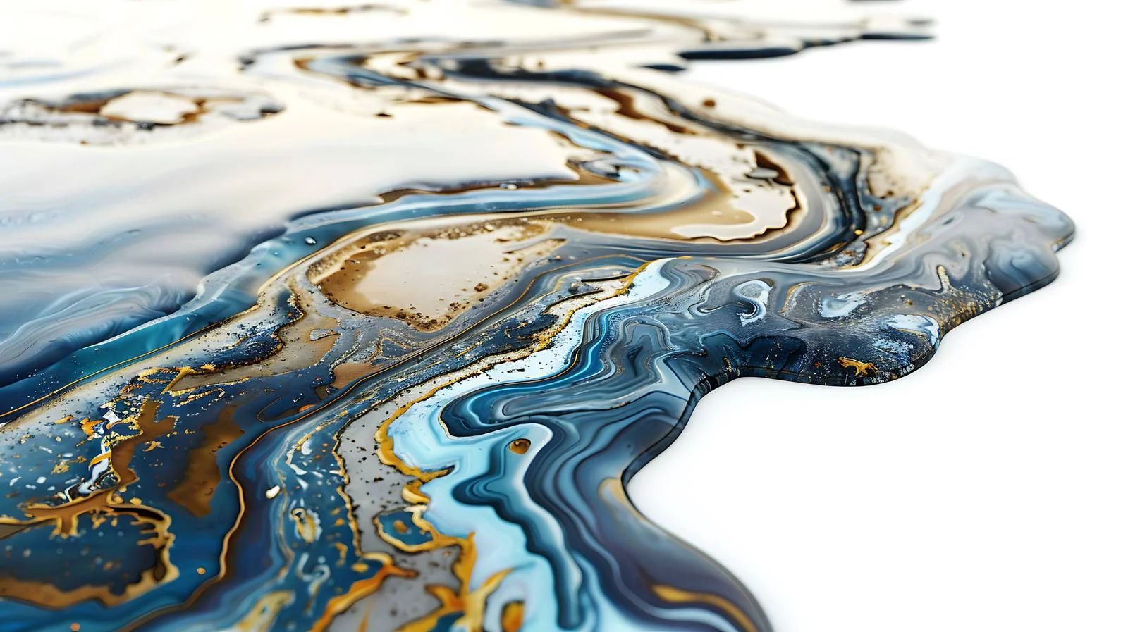 Industrial Fuel Spill Causing Water Contamination — free download from Dotvec